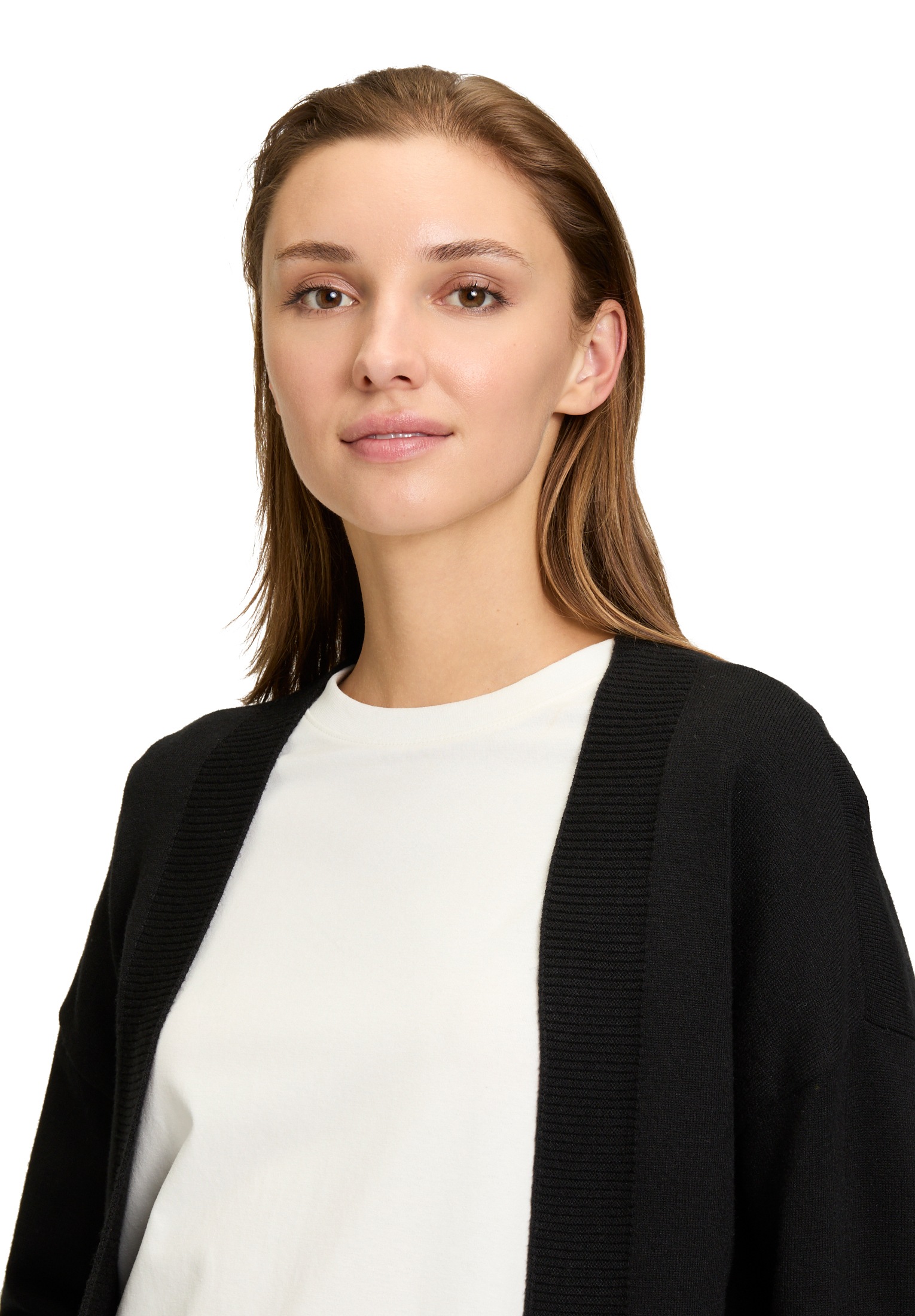 Cartoon Strickjacke »Cartoon Basic-Strickjacke mit Rippbündchen«, Rippbündchen