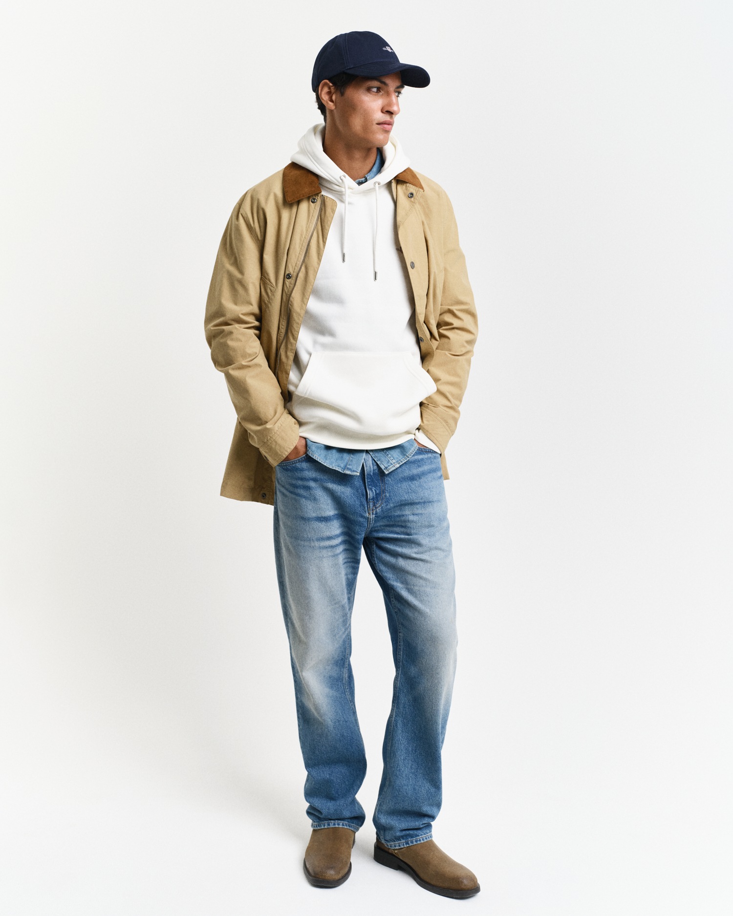 Gant Hoodie »REG SHIELD HOODIE«, mit Logostickerei auf der Brust