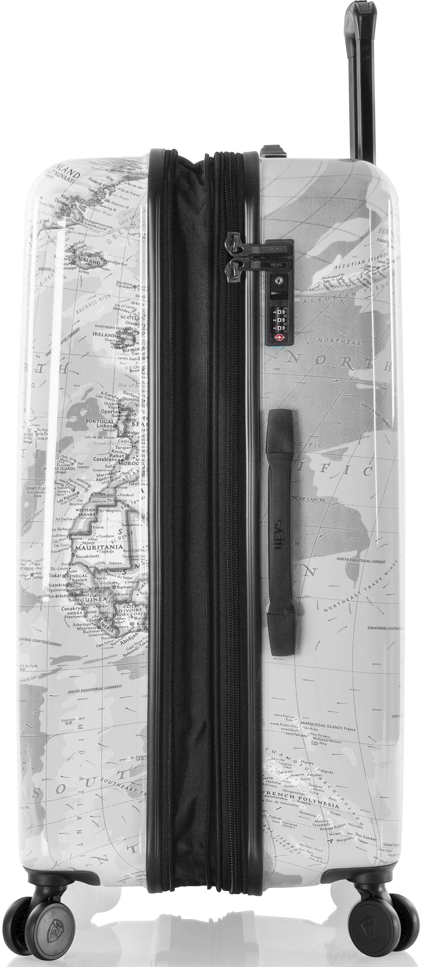 Thumbnail - Heys Hartschalen-Trolley "Journey 3G schwarz/weiß, 76 cm" 121 l 4 Rollen Heys x Joachim Llambi Hartschalen-Koffer Volume...