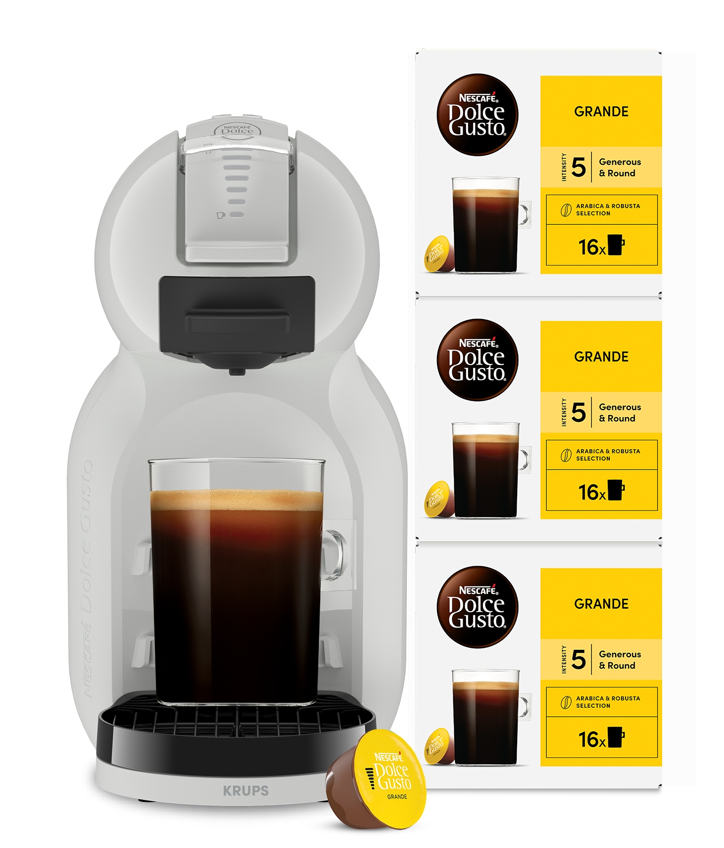 NESCAFÉ Dolce Gusto 1100000002199 "Mini Me 2" kleine Größe, großer Geschmack, über 45 heiße und kalte Getränke