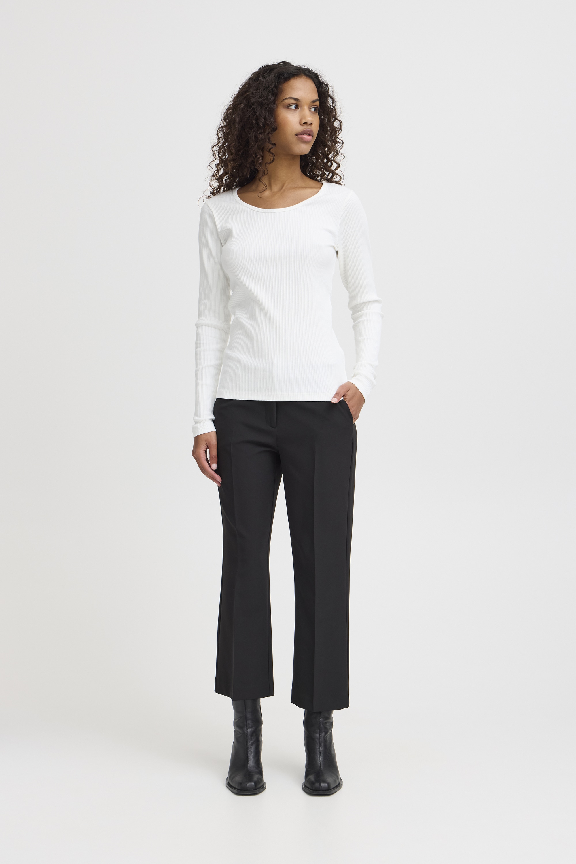 Ichi Sweatshirt »Langarmshirt IHPALMER RIB LS«