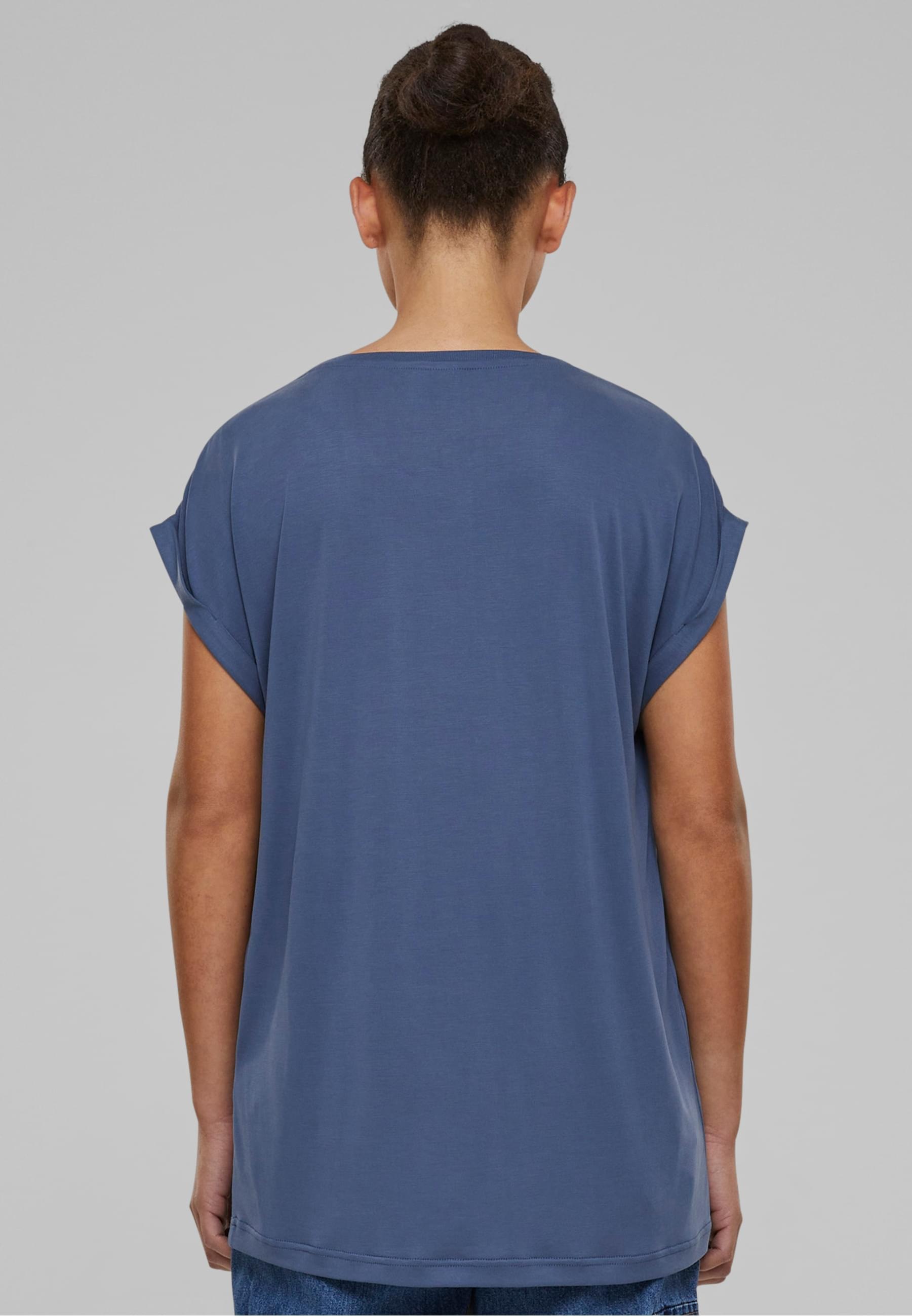 URBAN CLASSICS Kurzarmshirt »Urban Classics Damen Ladies Modal Extended Shoulder Tee«, (1 tlg.)