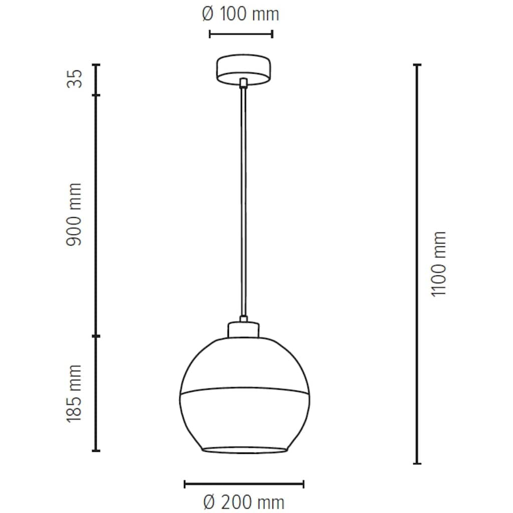 SPOT Light Pendelleuchte »FRESH«, 1 flammig-flammig