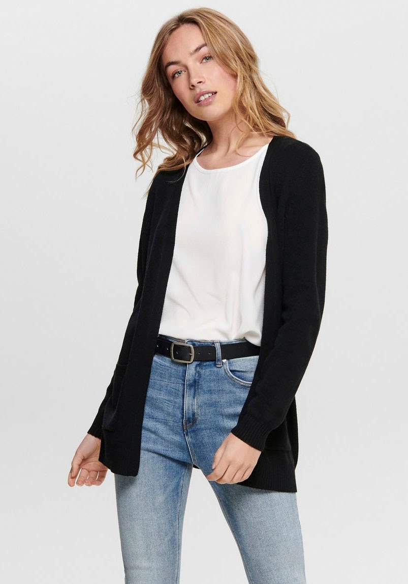 ONLY Strickjacke "ONLLESLY – Cardigan mit Taschen und figurumspielender For günstig online kaufen