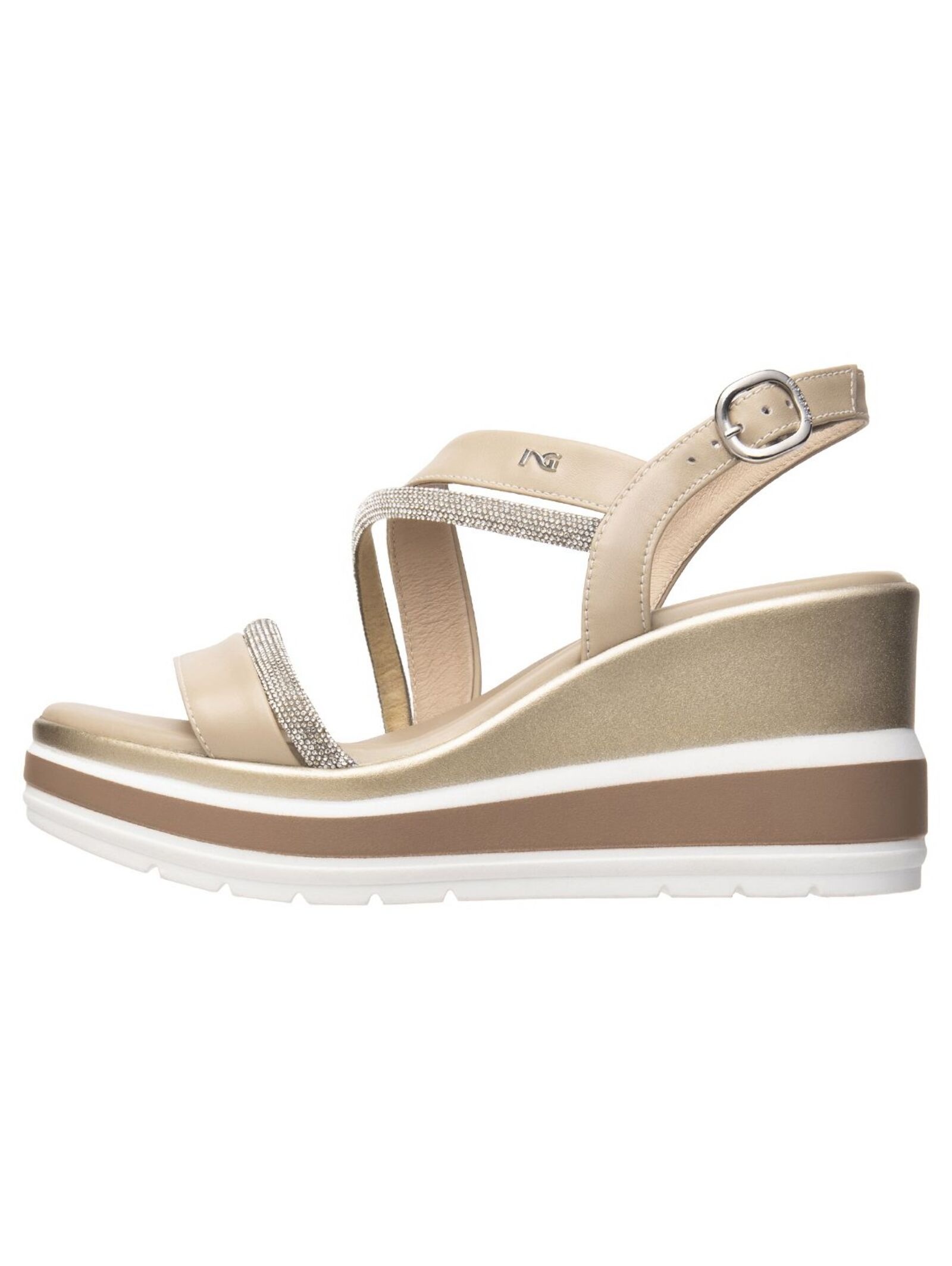 Nero Giardini Keilsandalette »Nero Giardini Sandalen Leder«