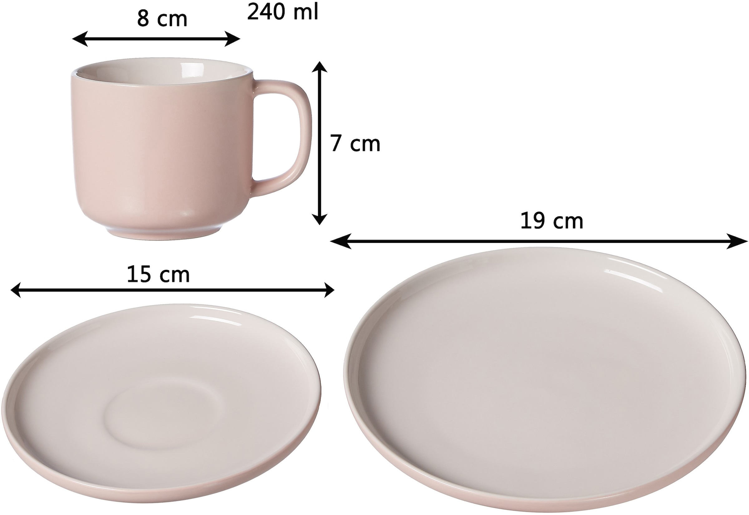 Ritzenhoff & Breker Kaffeeservice "Geschirr-Set, Service Jasper" Scandic St günstig online kaufen