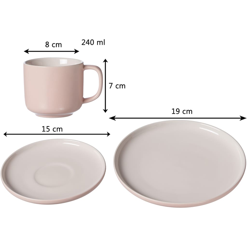 Ritzenhoff & Breker Kaffeeservice »Geschirr-Set, Service Jasper«, (Set, 12 tlg.)