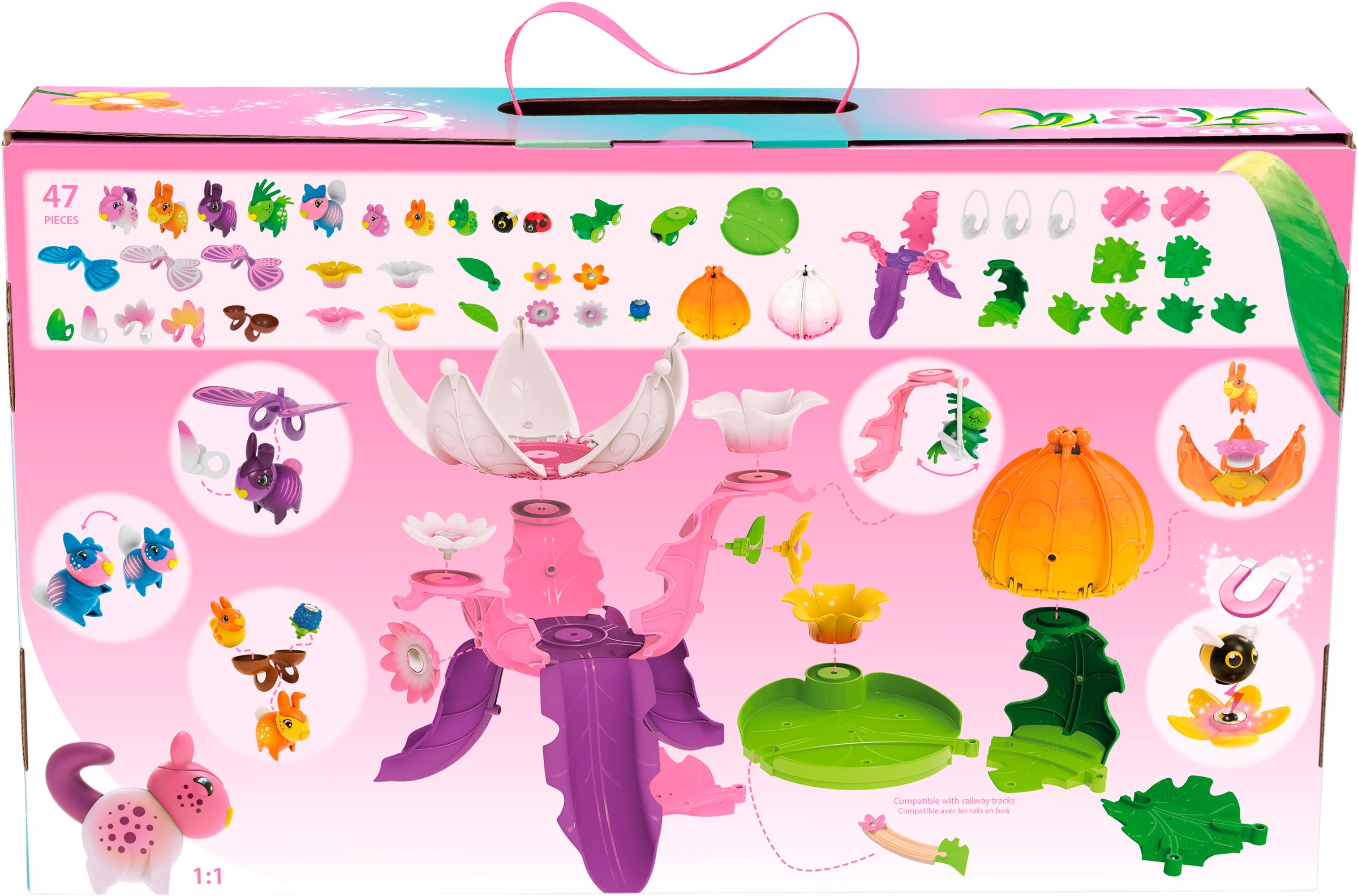 BRIO® Spielwelt »BRIO Flora, Blumenstadt Deluxe Set (36242)«, (47 tlg.)