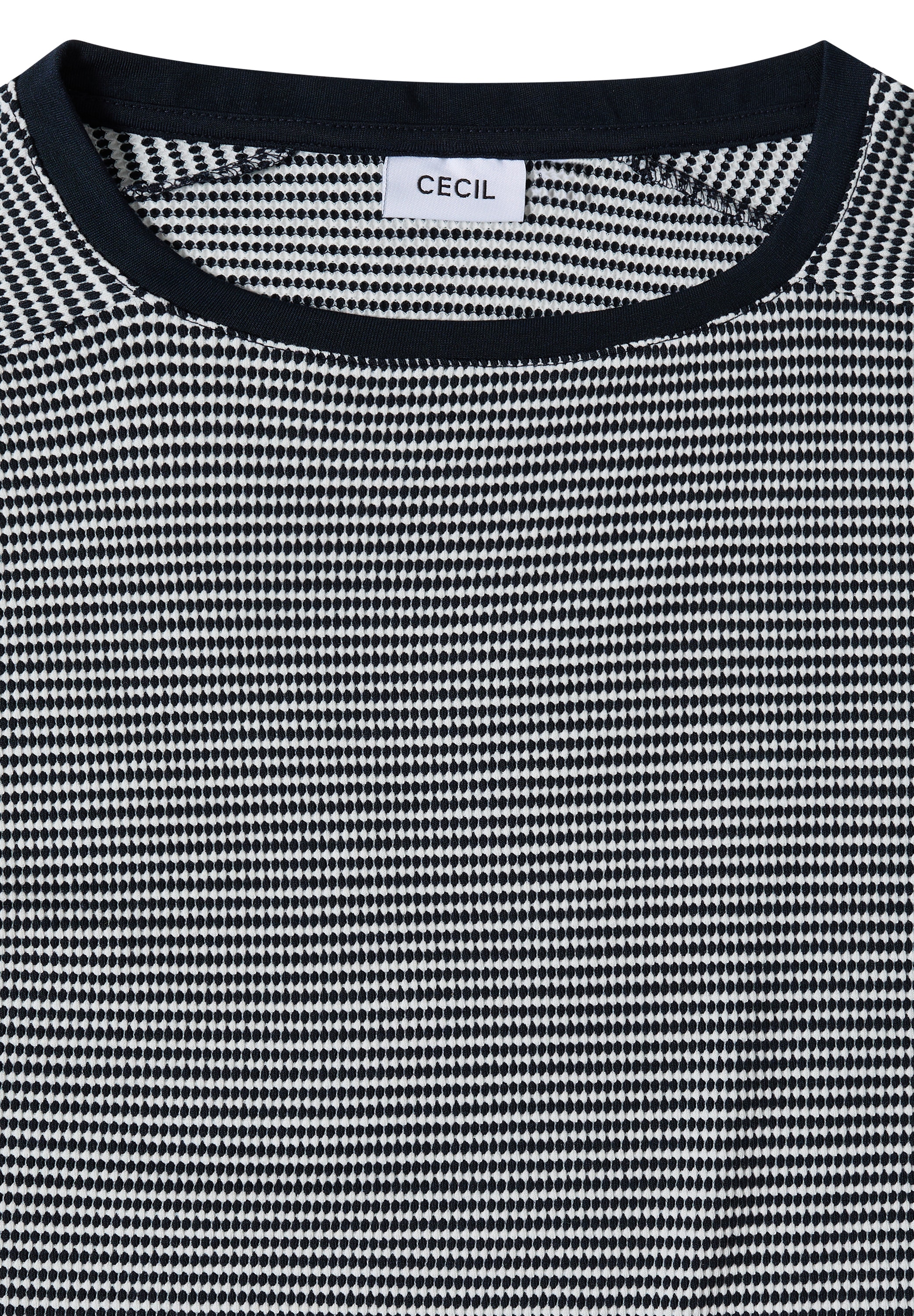 Cecil Rundhalsshirt mit U-Boot-Ausschnitt