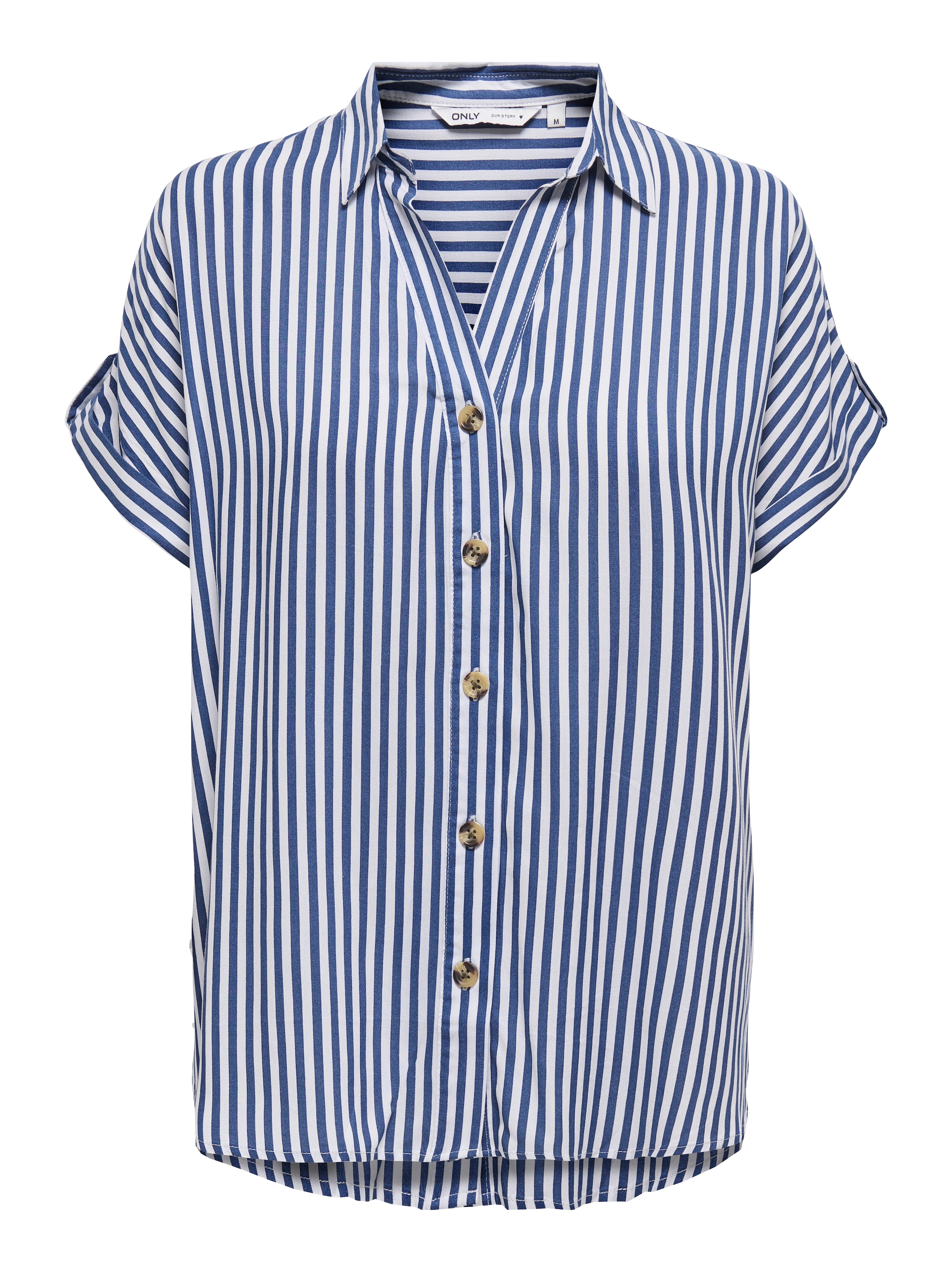 ONLY Kurzarmbluse »ONLYASMIN SHIRT S/S WVN NOOS«