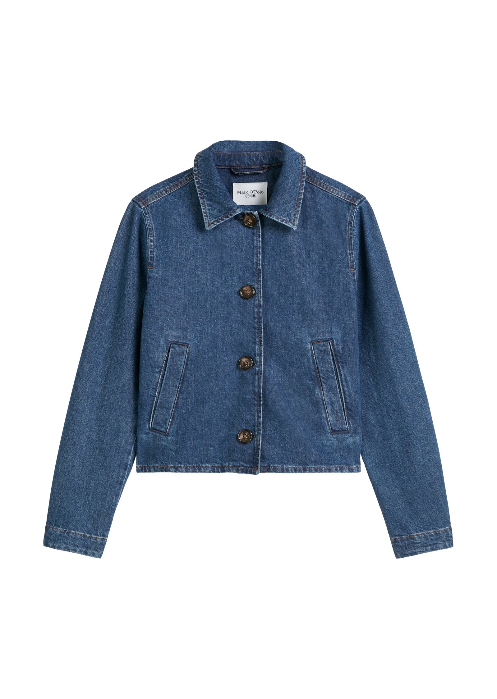 Marc O'Polo DENIM Jeansjacke »aus reinem Organic Cotton«, ohne Kapuze