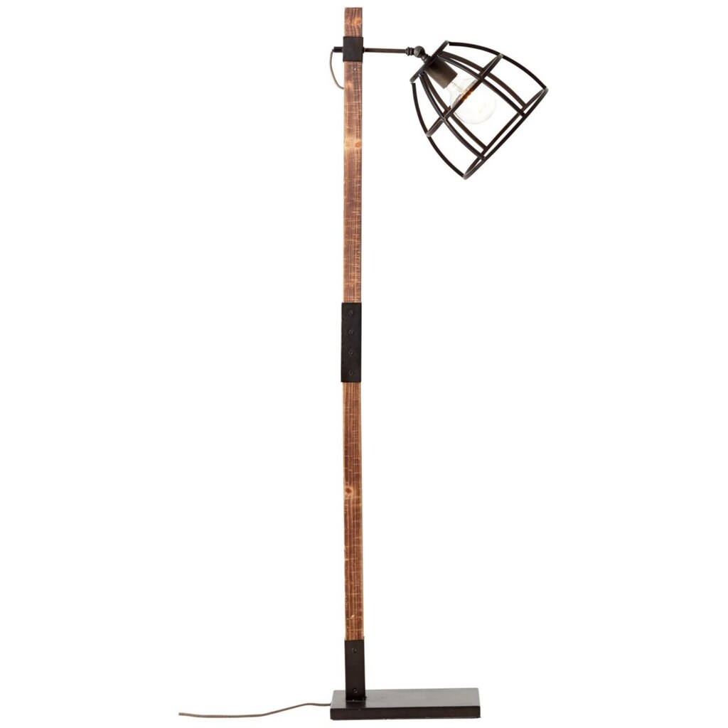 Brilliant Stehlampe »Matrix Wood«, 1 flammig-flammig