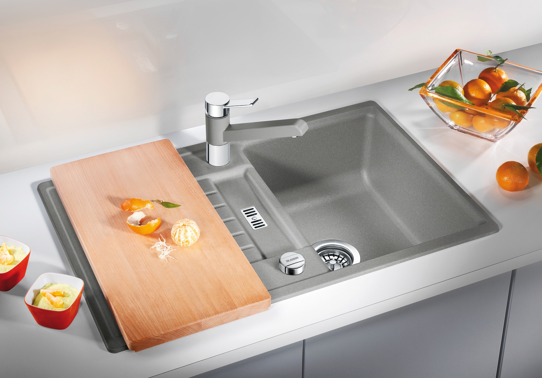 Blanco Edelstahlspüle »ZIA 45 S« 1 Stk. tlg. erhältlich in mehreren Farben