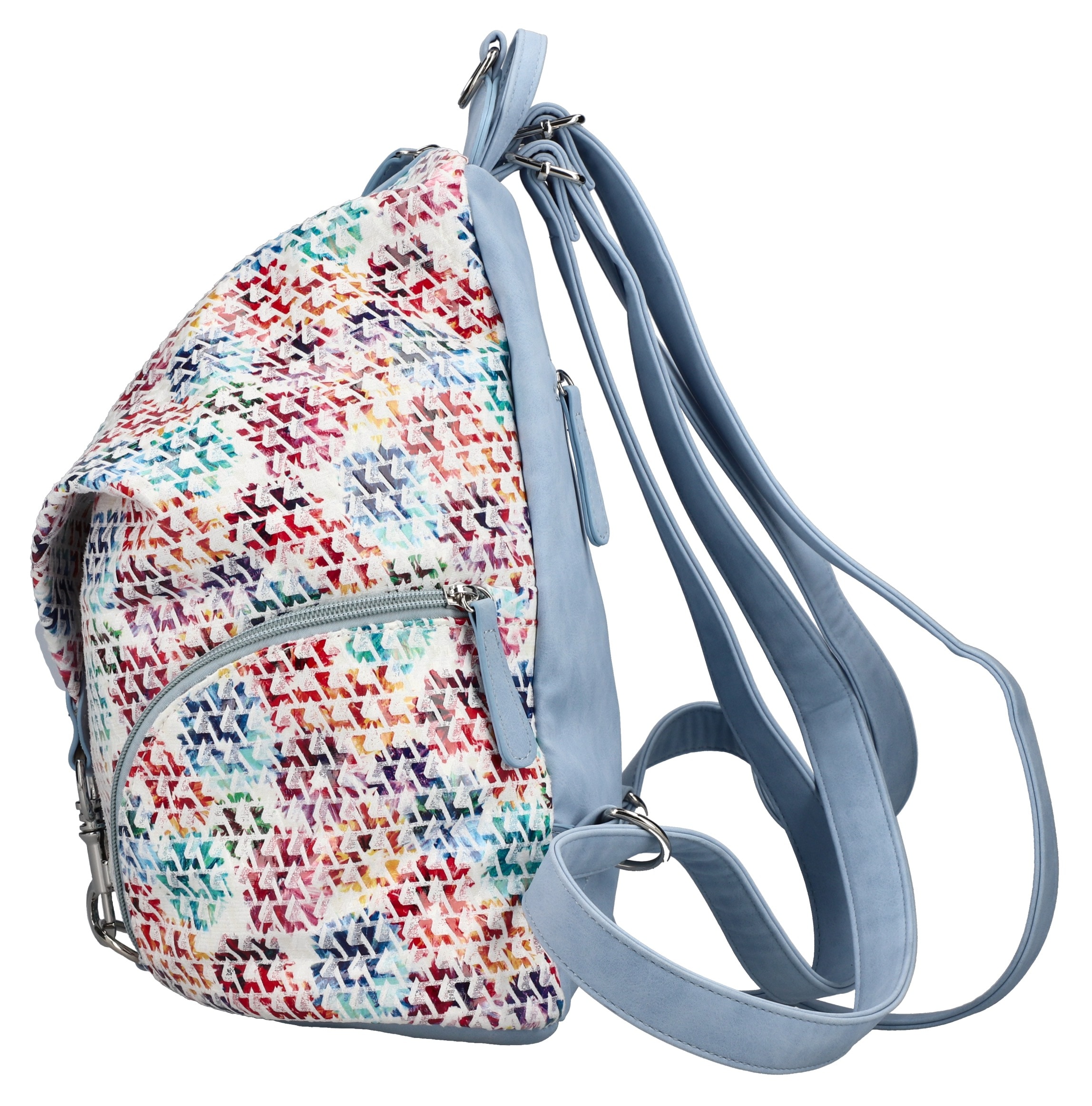 Rieker Cityrucksack, Damen Rucksack, Freizeitrucksack in bunter Optik
