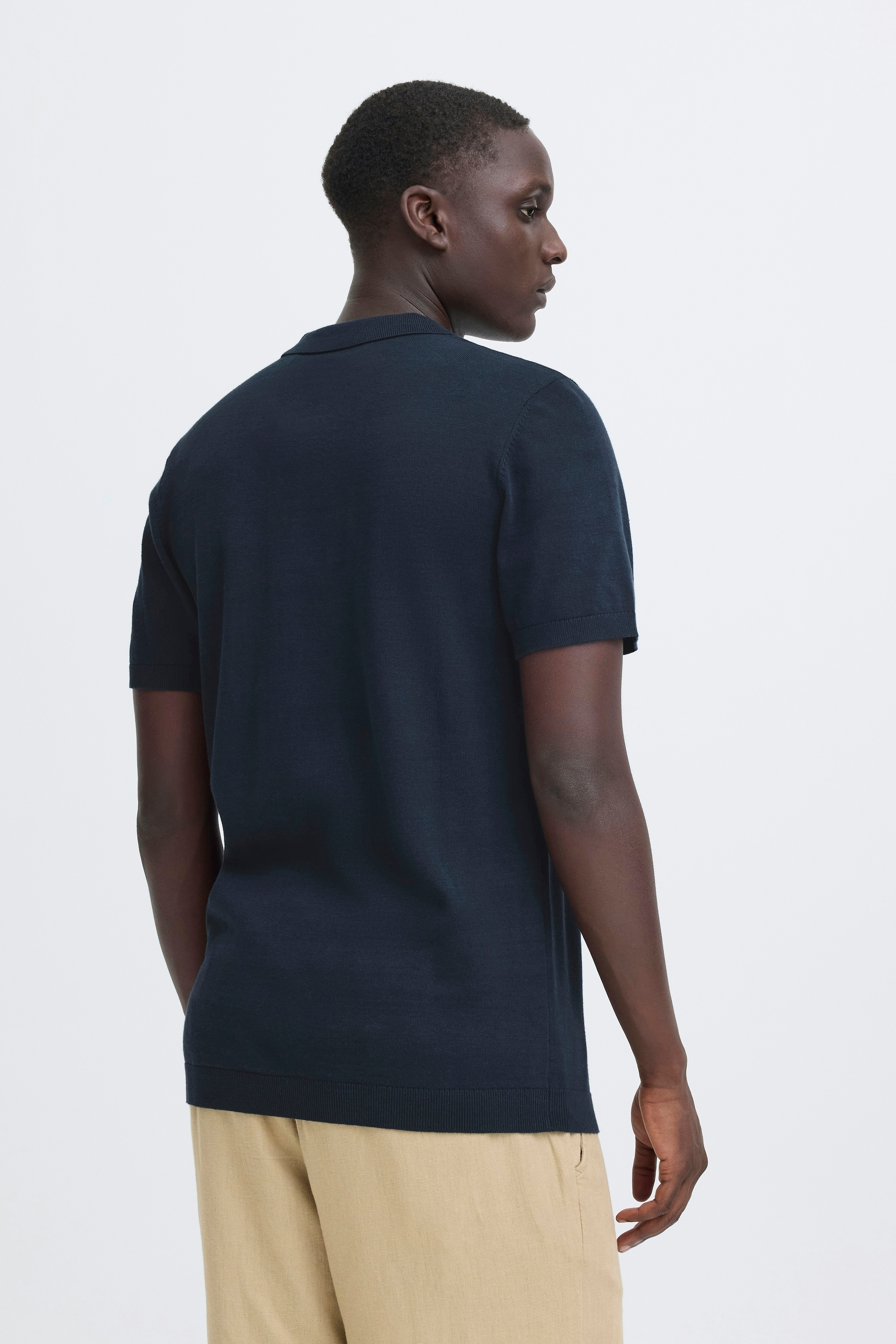 Blend Poloshirt »BHBRAY KNIT POLO« aus Baumwolle und Strick, Regular Fit, pflegeleicht, mit Markenlabel