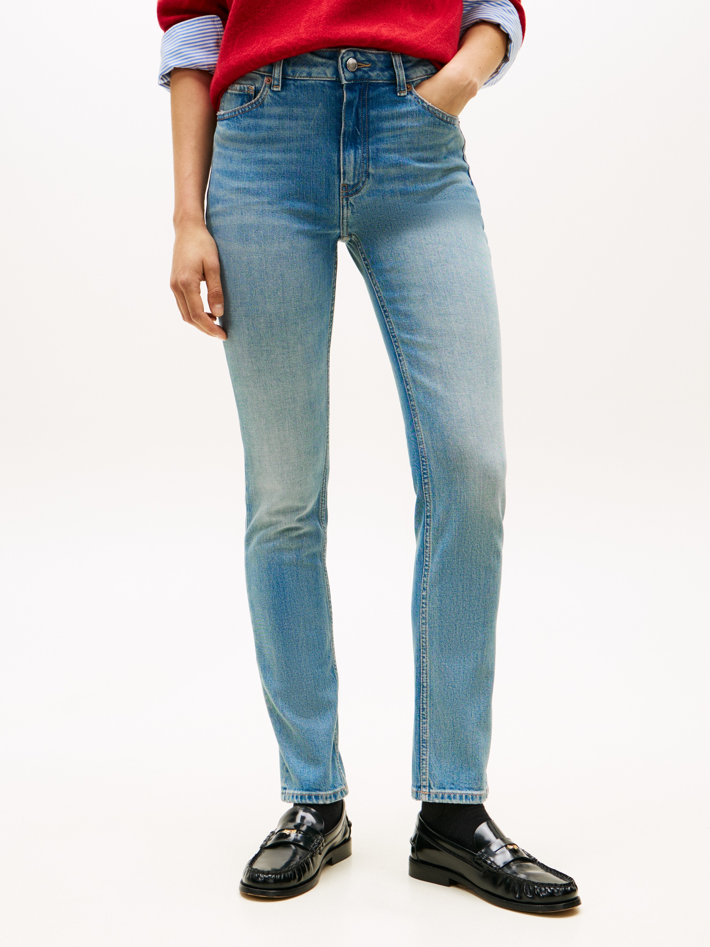 Tommy Hilfiger Slim-fit-Jeans "DNM SLIM RW" günstig online kaufen