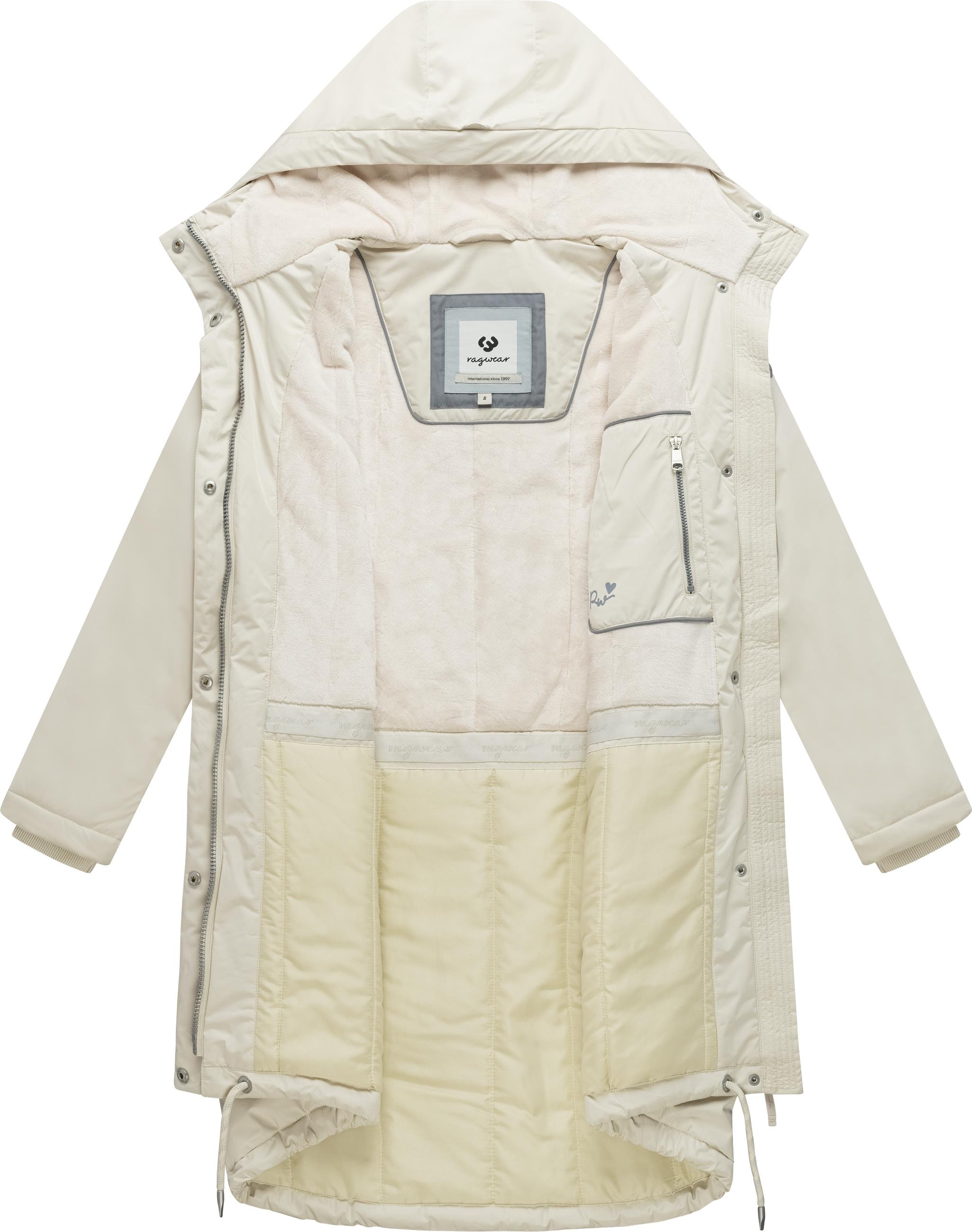 Ragwear Funktionsmantel »Frostlin Y« Winter Damen Kurzmantel gefüttert mit Fleece