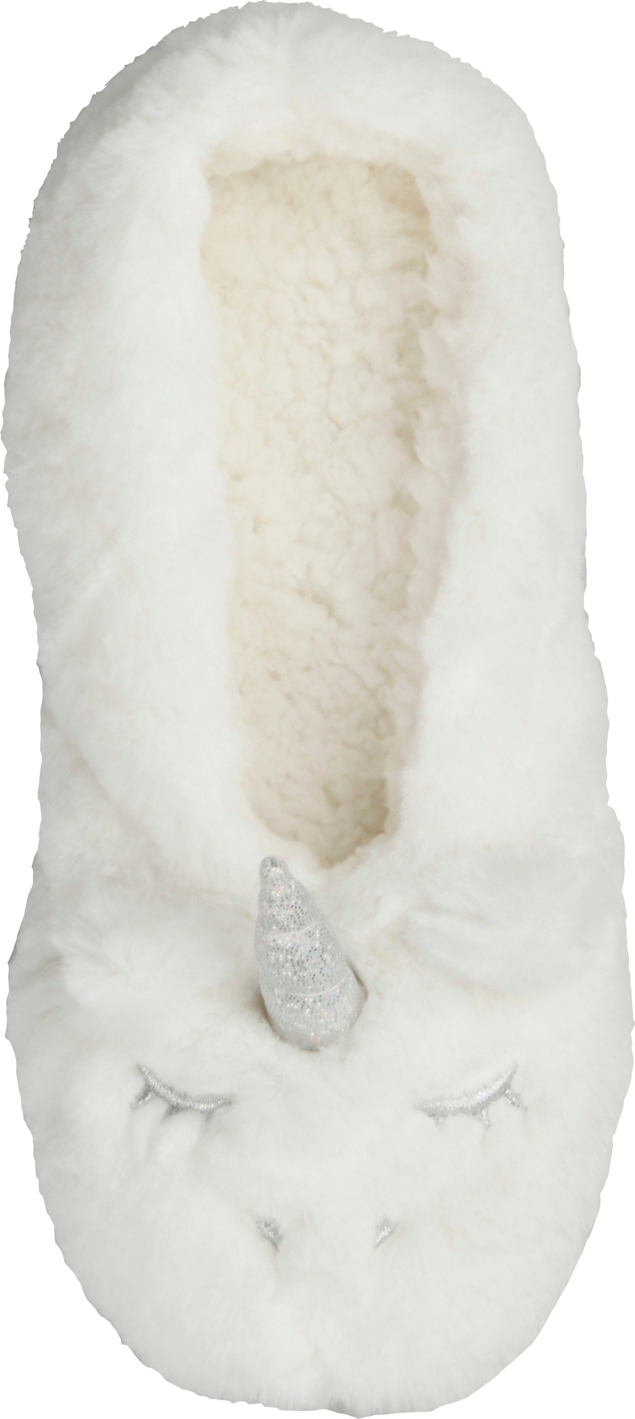 Capelli New York Haussocken 1 Paar tlg. mit glitzerndem Einhorn-Horn günstig online kaufen