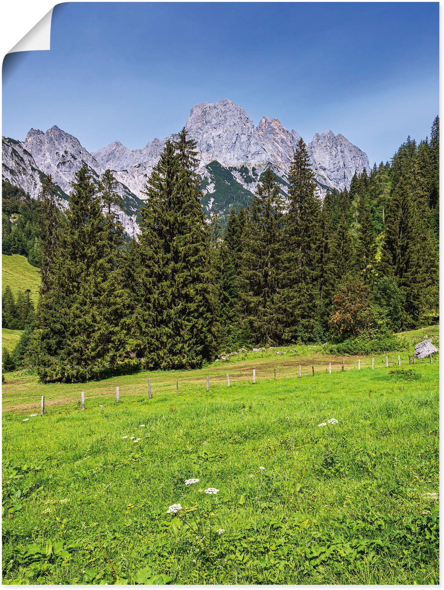 Artland Wandbild »Landschaft Berchtesgadener Land & Wandaufkleber in | Leinwandbild, kaufen als Berge St.), versch. Alpenbilder, Poster Größen (1 Alubild, BAUR Bayern«, oder