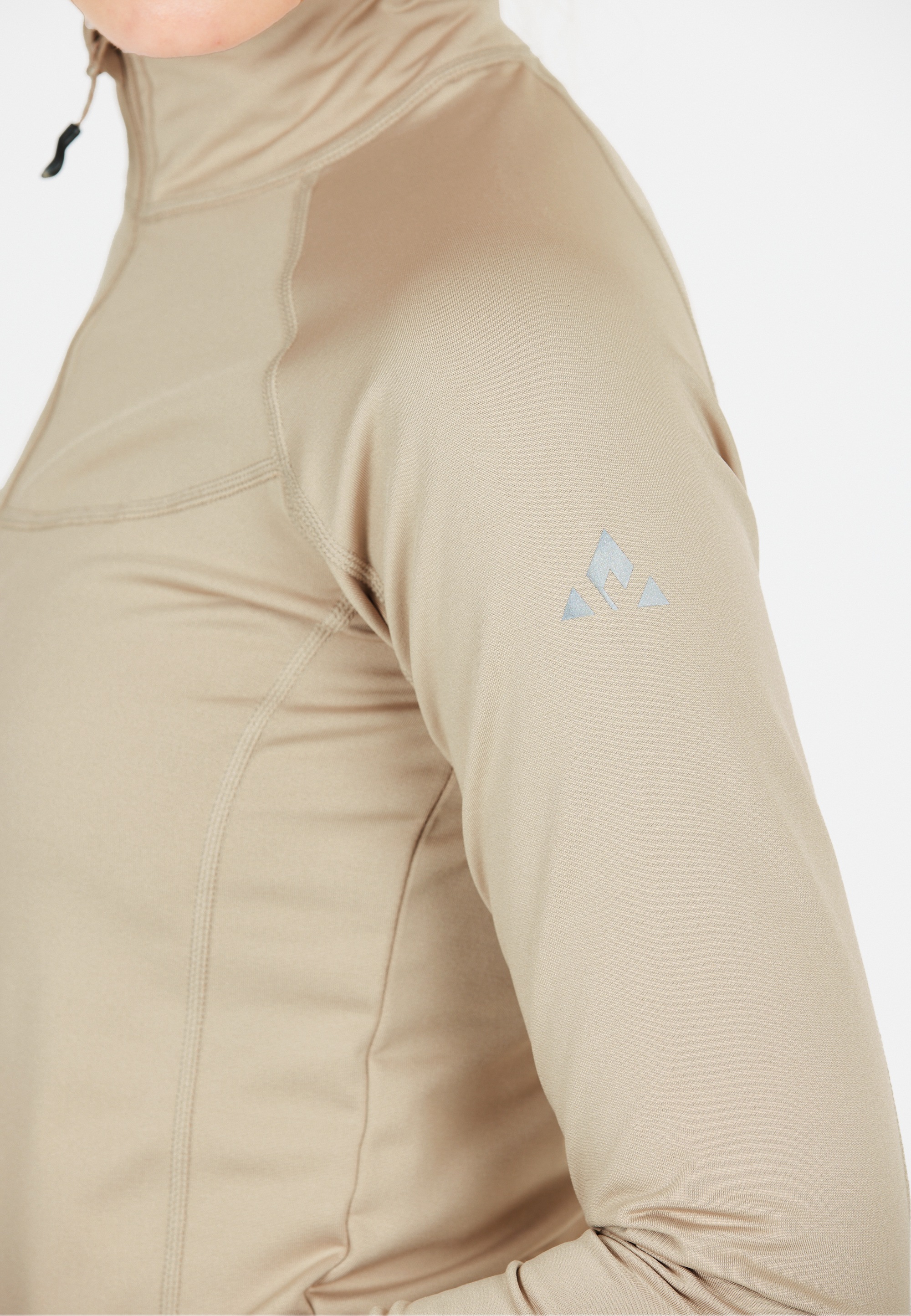 WHISTLER Langarmshirt »Blume«, (1 tlg.), mit Reißverschluss und Stehkragen