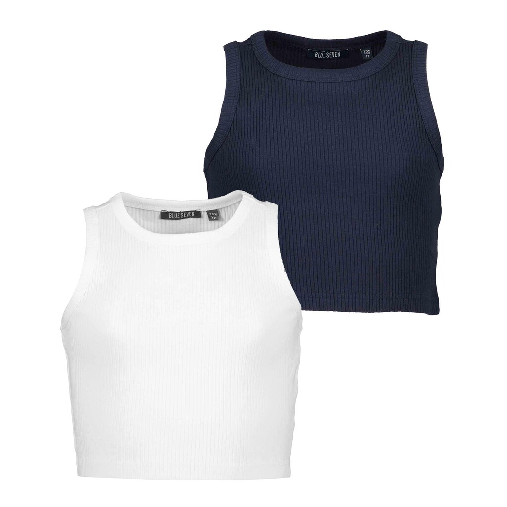 Blue Seven Muskelshirt »Blue Seven Teenager Mädchen Crop Tops - 2er Pack«, (2 tlg.)