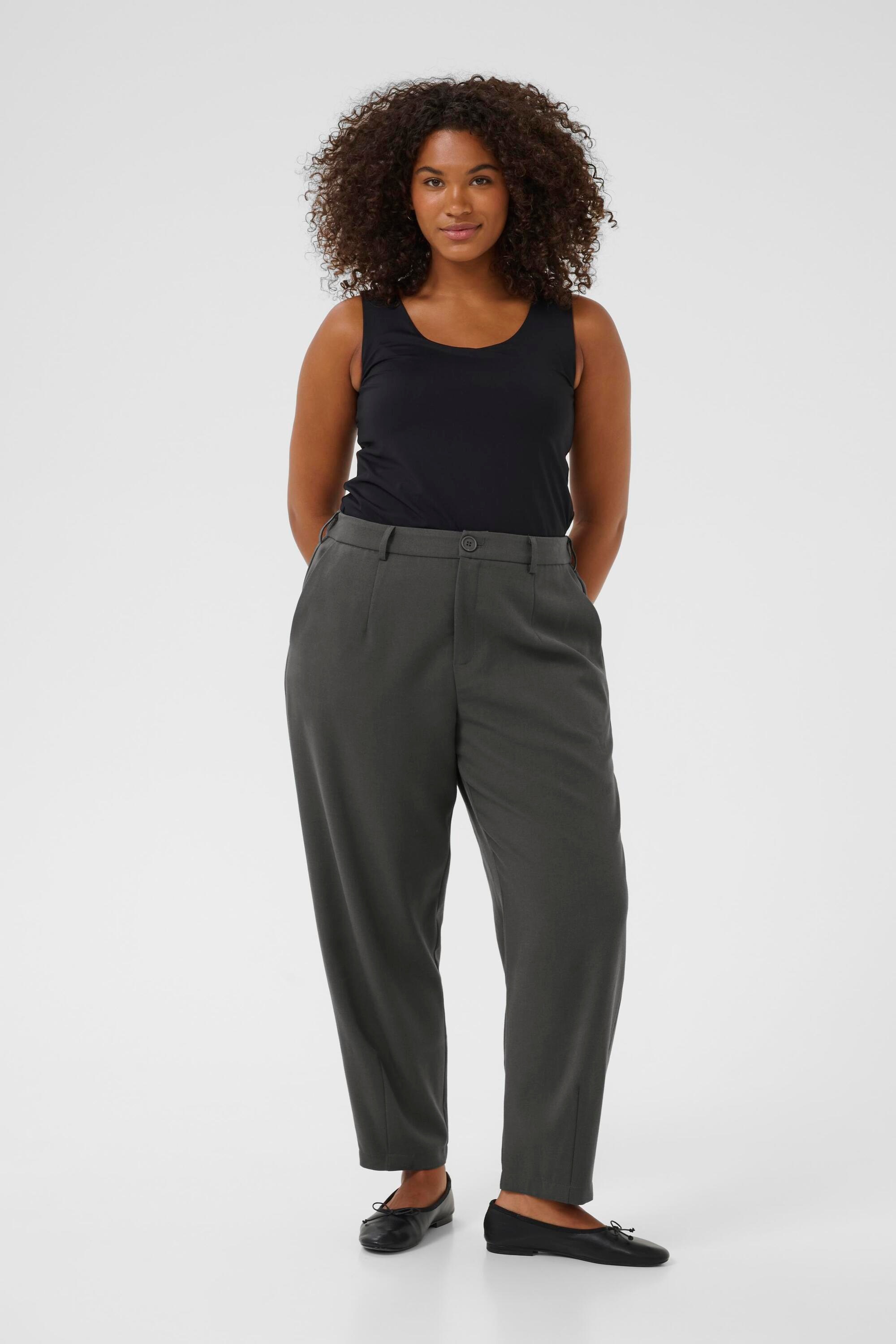 KAFFE Curve Marlene-Hose »Damen Anzughose KCMERLA«