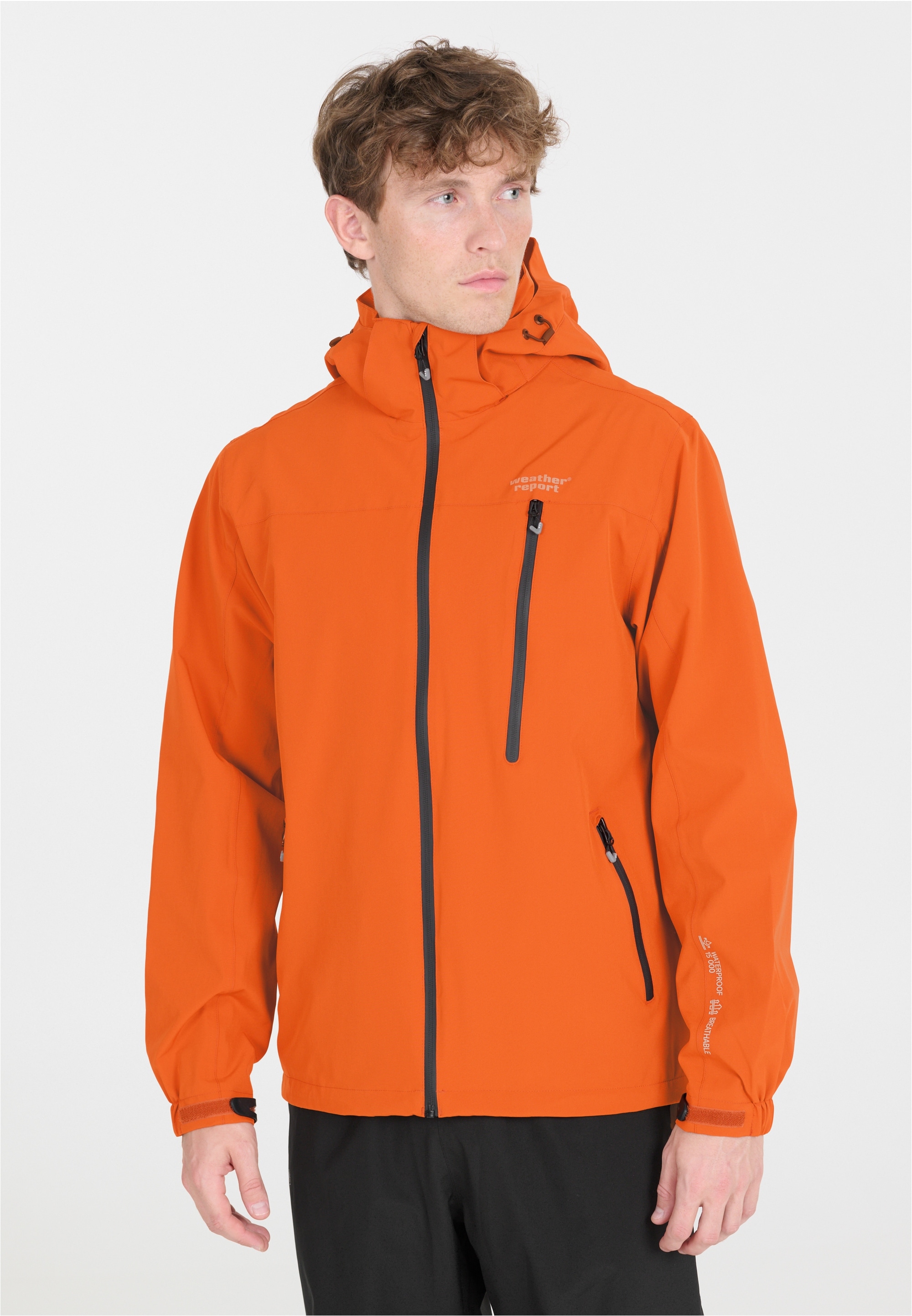 WEATHER REPORT Outdoorjacke "DELTON W-PRO15000" ist atmungsaktiv, wasser- und winddicht