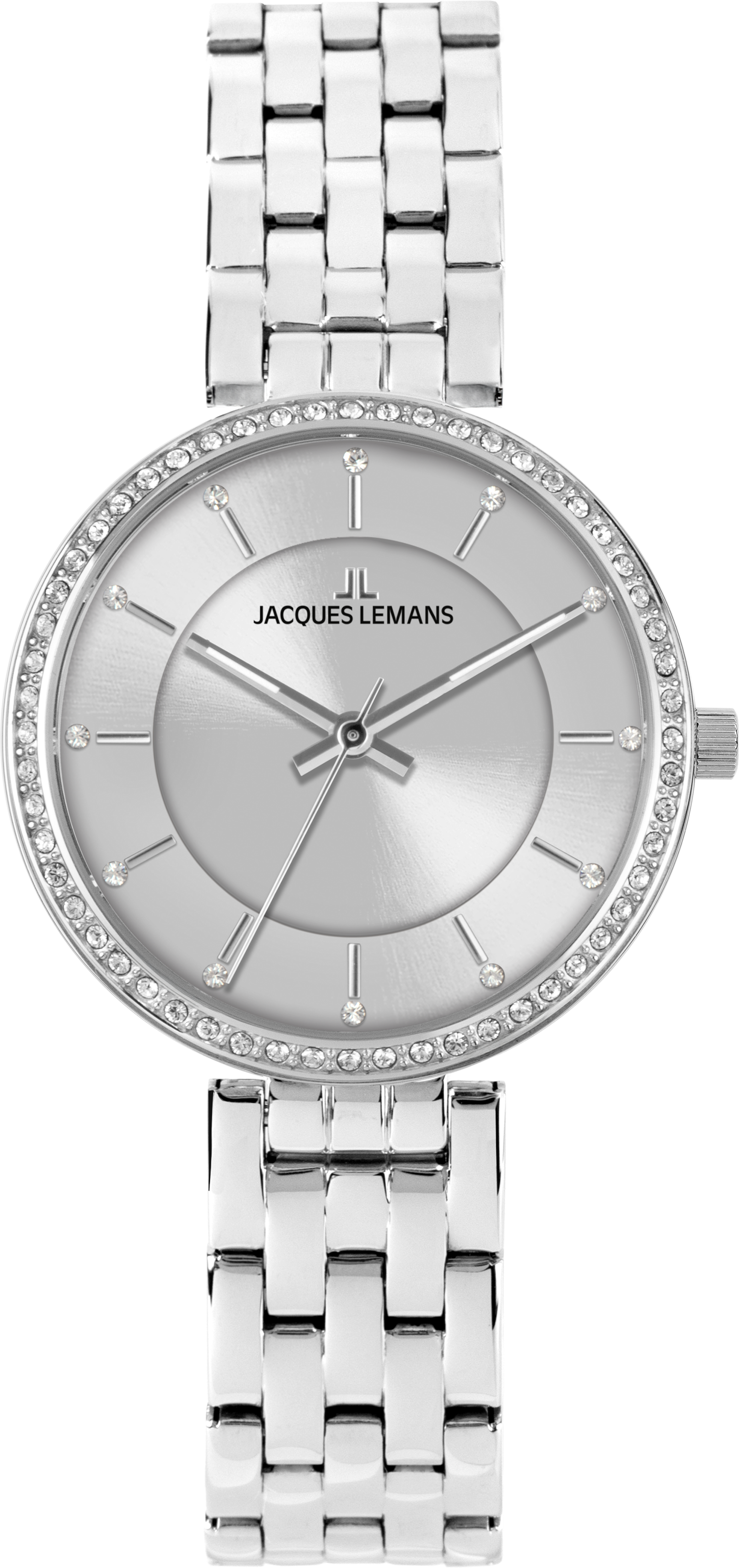 Jacques Lemans Quarzuhr »Milano« Armbanduhr, Damenuhr, Edelstahlarmband, analog