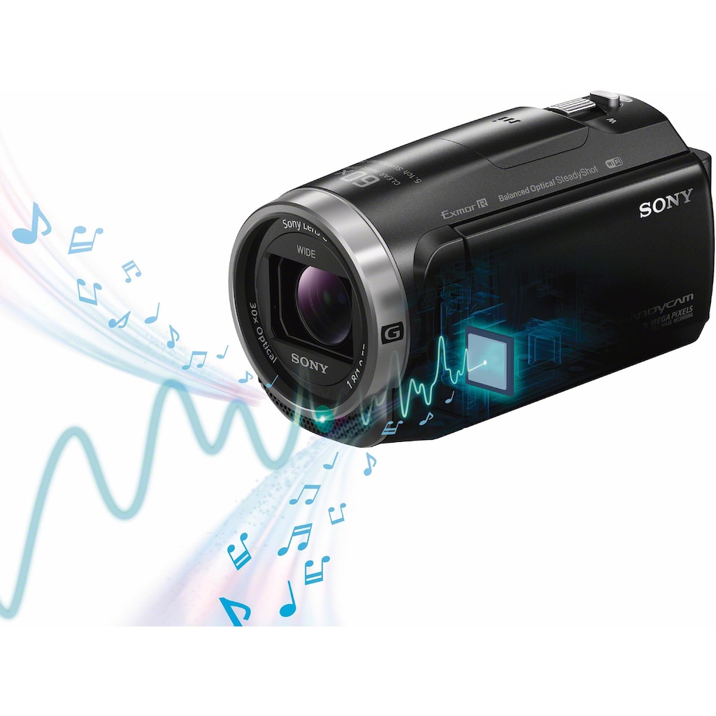 Sony Camcorder »HDR-CX625B«, Full HD, NFC-WLAN (Wi-Fi), 30 fachx opt. Zoom