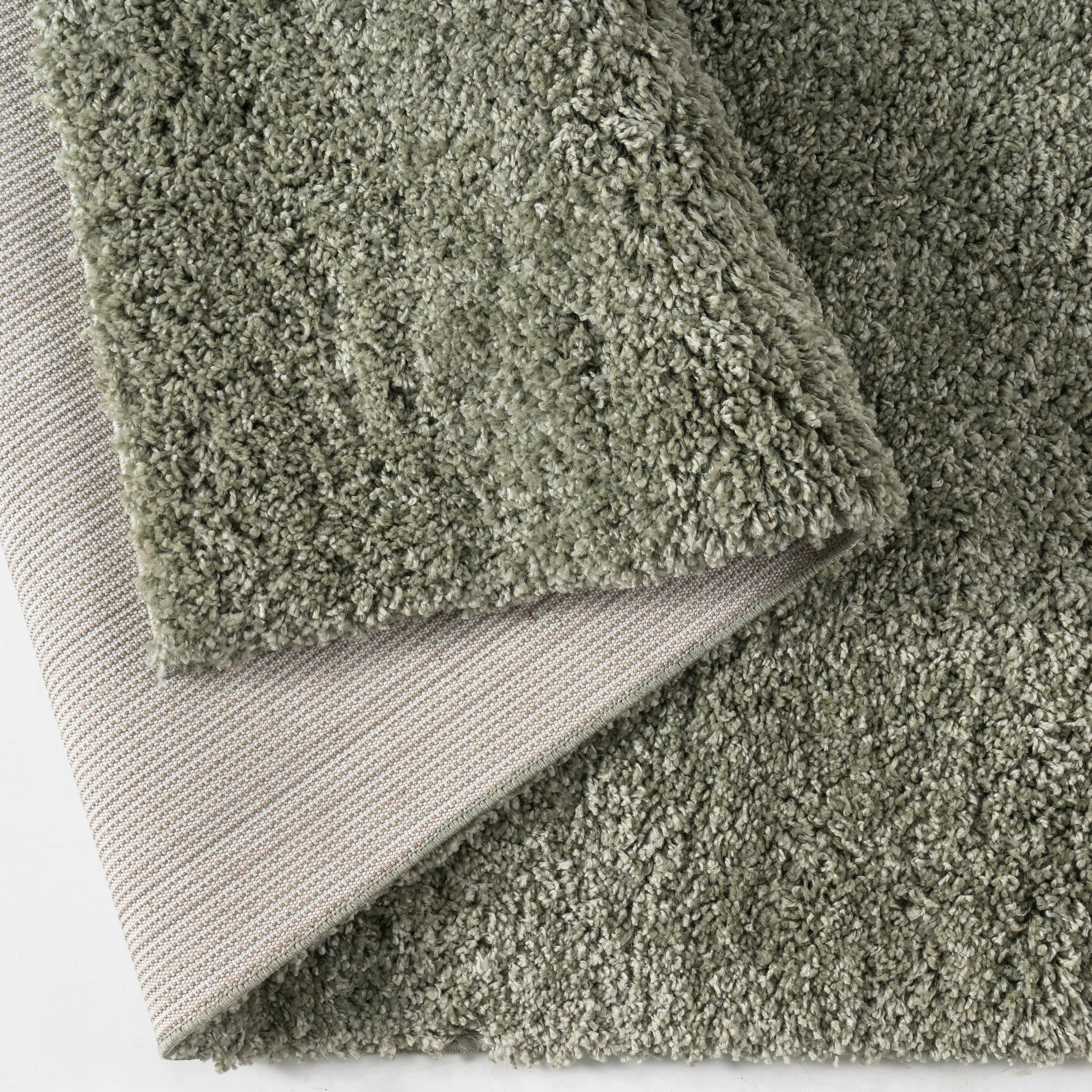 Bettumrandung OTTO HOME "Viva" Gr. 14, grün, H:45mm, Obermaterial: 100% Polypropylen, Bettumrandungen, Bettvorleger, Läufer-Set, Uni-Farben, einfarbig, besonders kuschelig 3