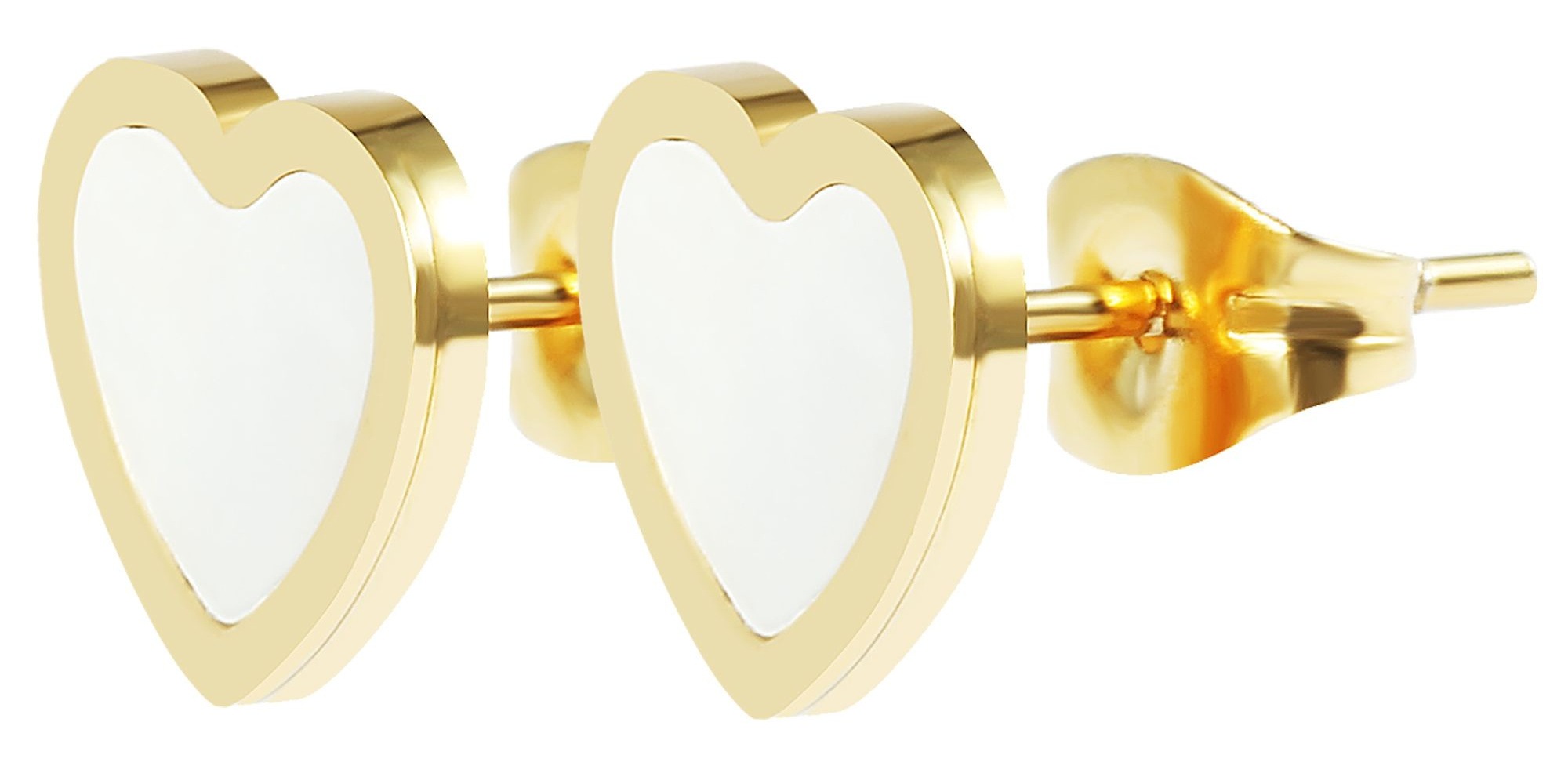 Adelia´s Kette ohne Anhänger »Damen Halskette aus Edelstahl mit Perlmutt 43 cm« Ideal als Geschenk für besondere Anlässe