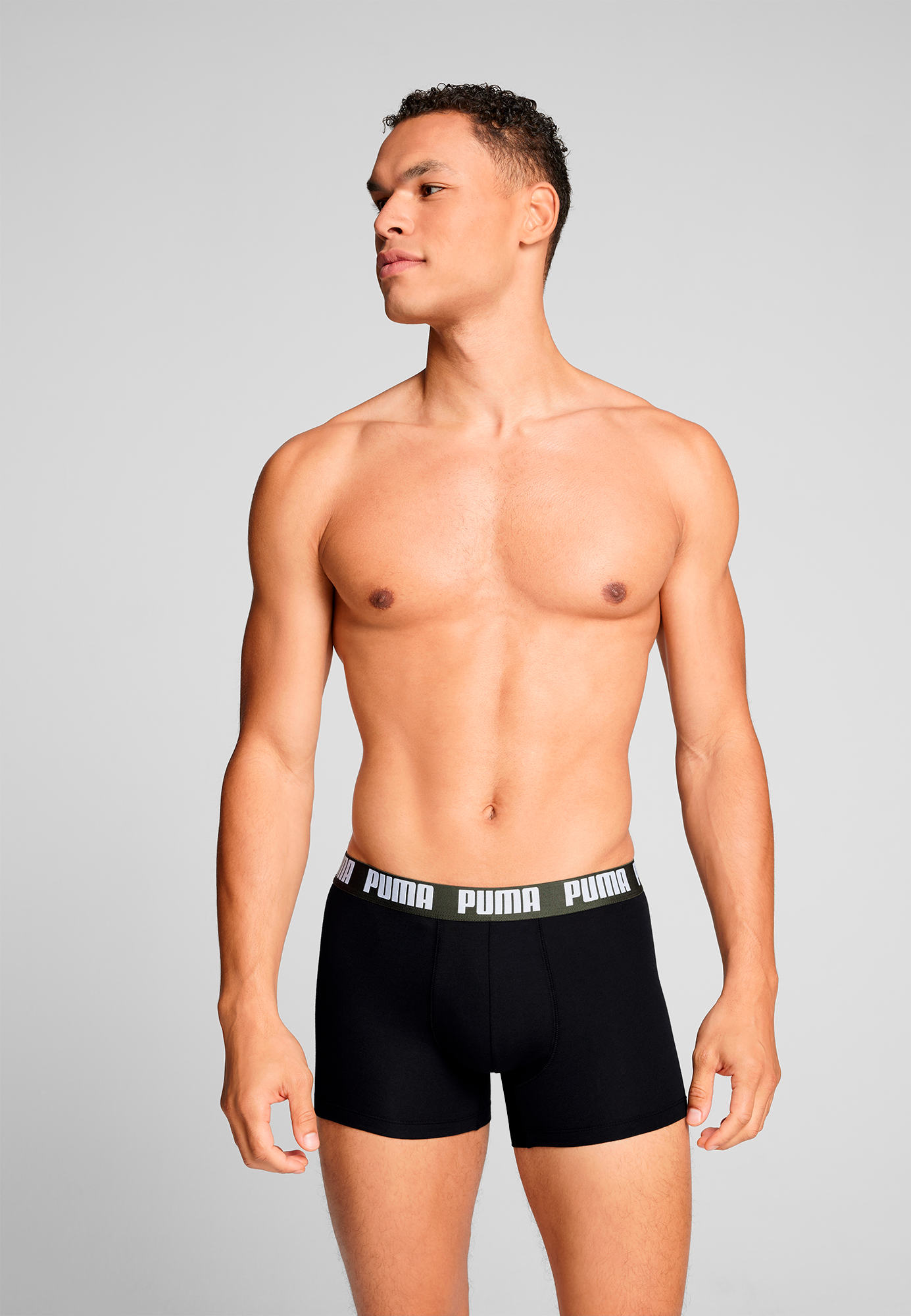 PUMA Boxershorts "PUMA MEN EVERYDAY BASIC BOXERS 2P", (2er Pack), mit Logob günstig online kaufen