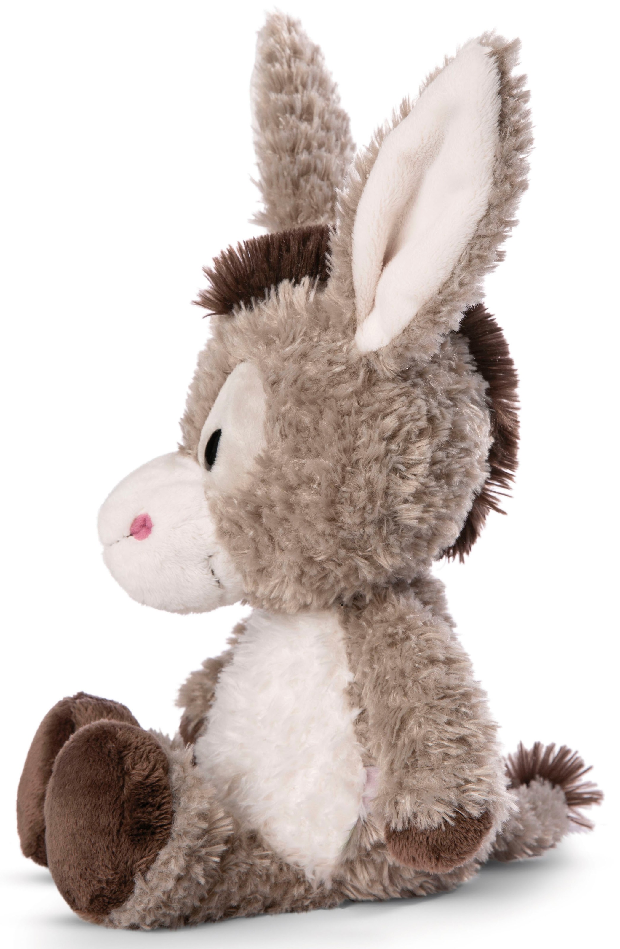 Nici Kuscheltier »Farm Friends, Esel Donkeylee, 33 cm«, enthält recyceltes Material (Global Recycled Standard)