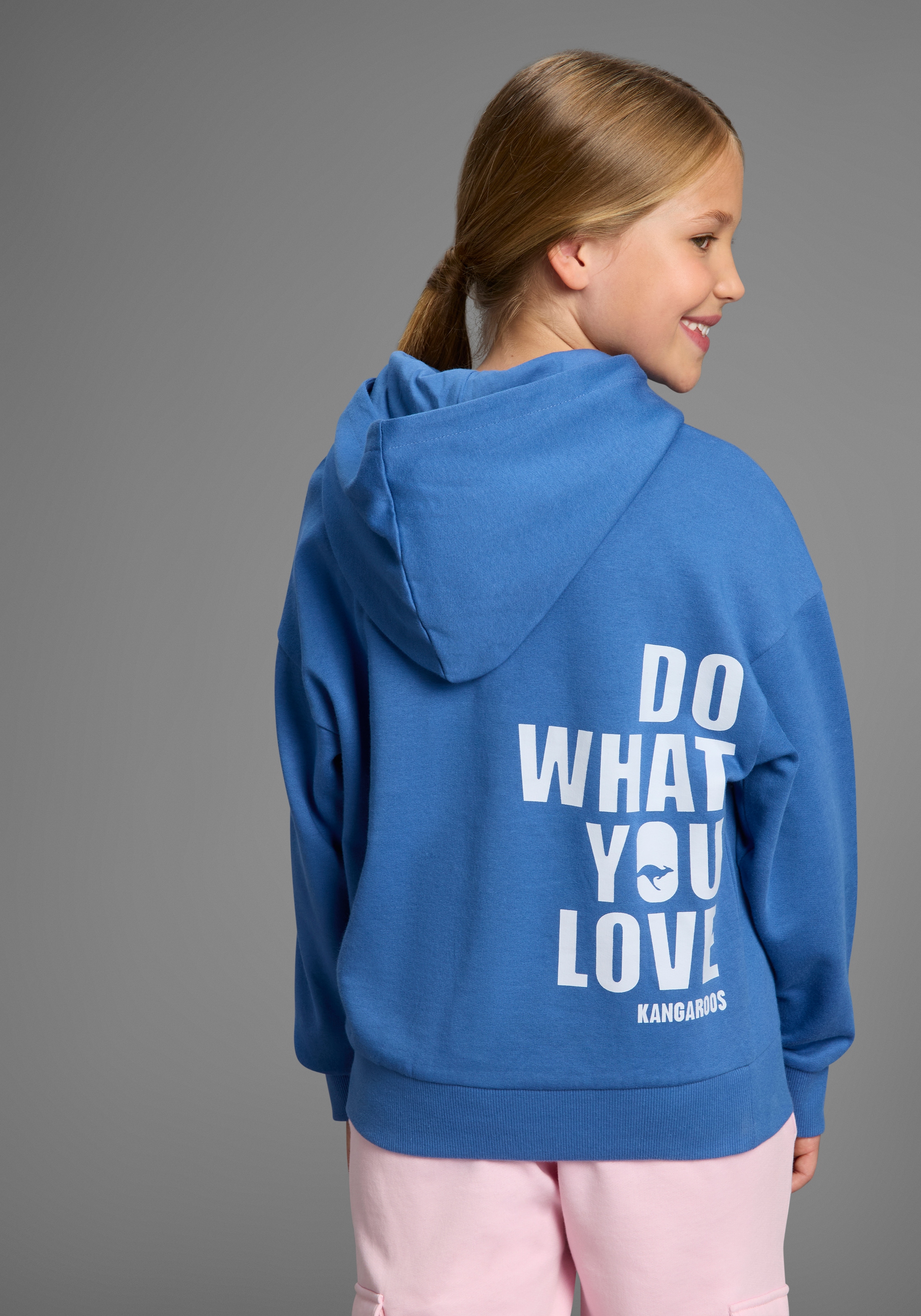KangaROOS Kapuzensweatshirt "Hoodie mit Rückenprint", Mit Front- und Rückenprint