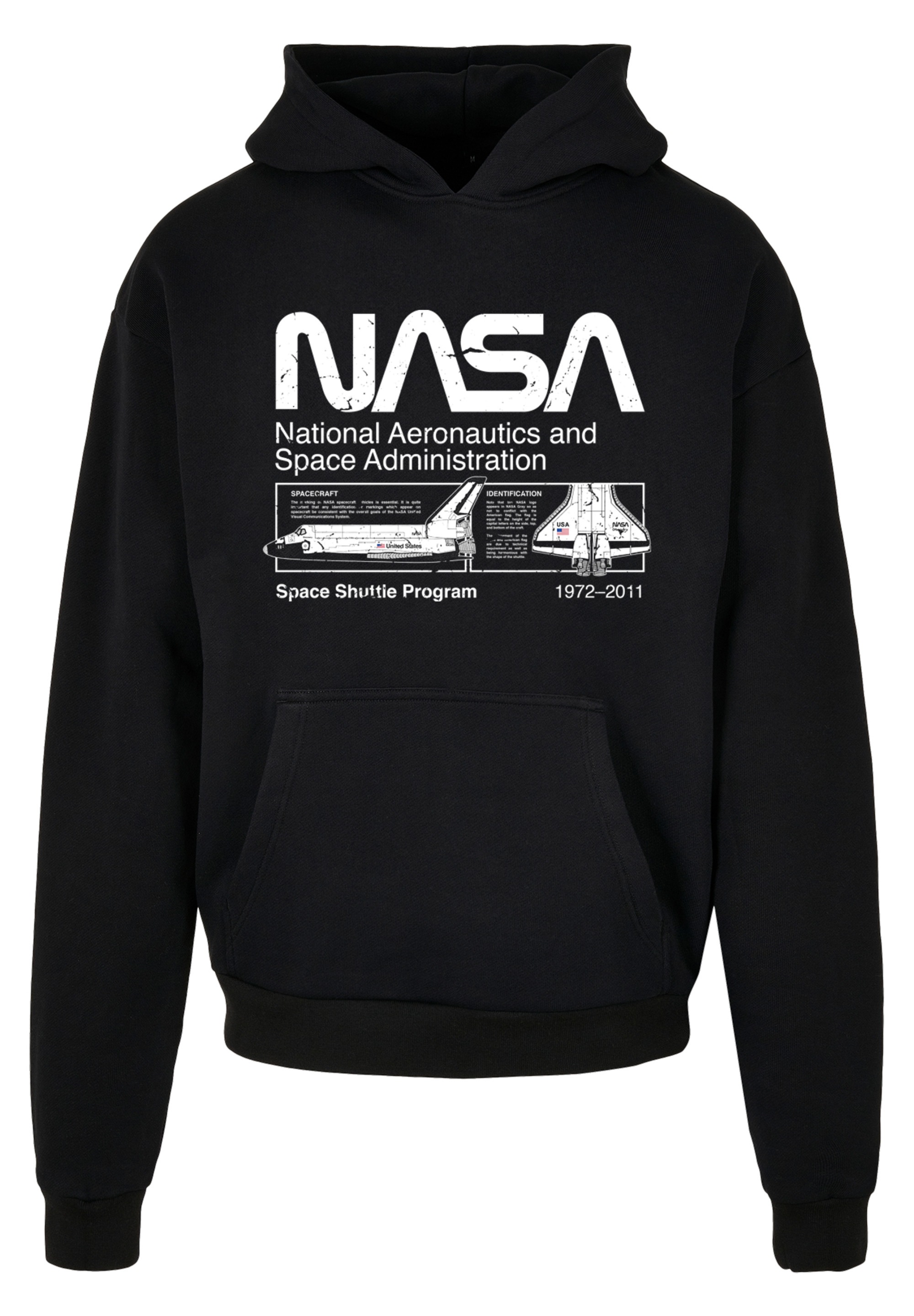 F4NT4STIC Kapuzenpullover »NASA Classic Space Shuttle«, Herren,Premium Merch,Oversize,Kapuzenpullover,Bedruckt