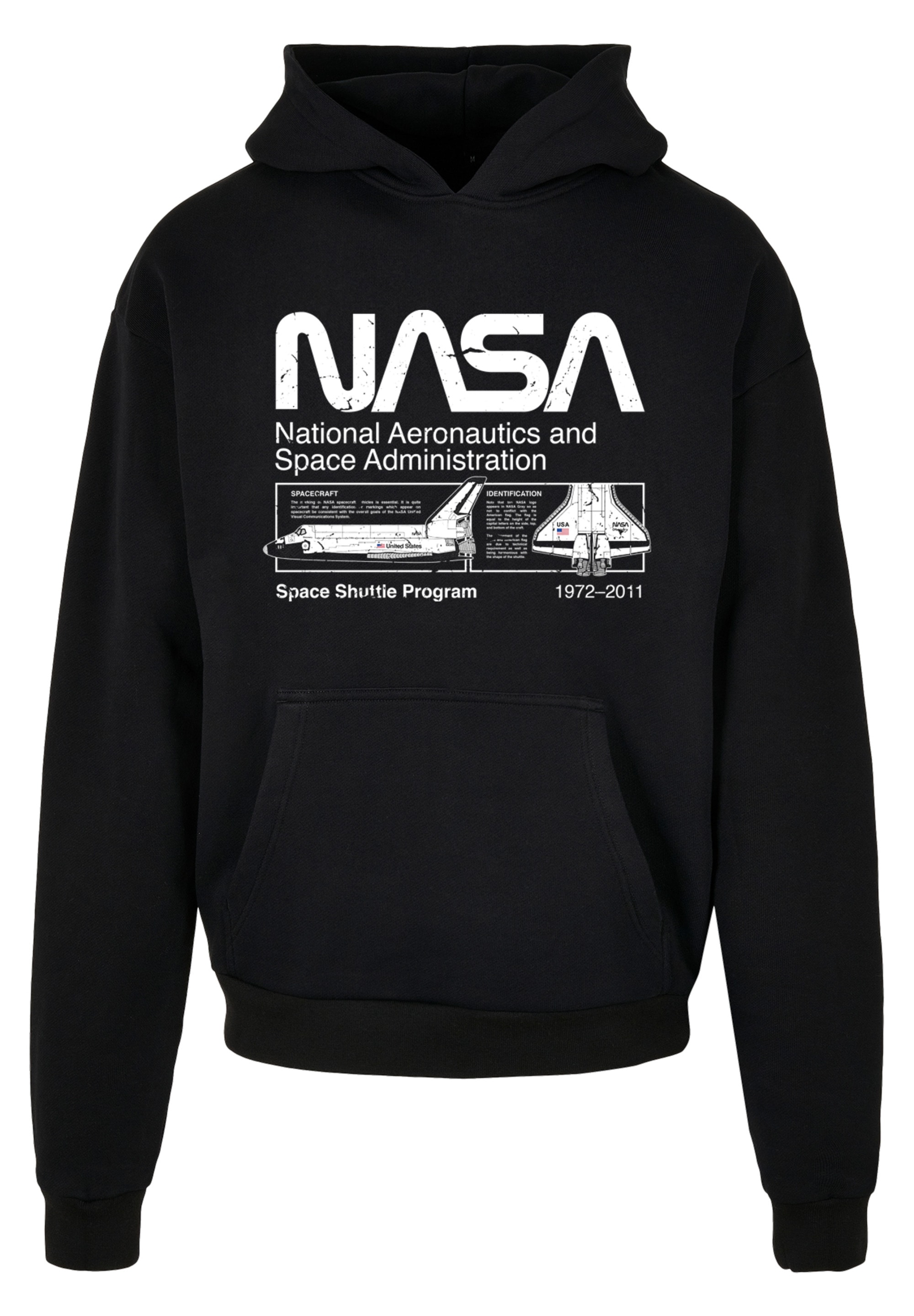 F4NT4STIC Kapuzenpullover "NASA Classic Space Shuttle", Herren,Premium Merc günstig online kaufen