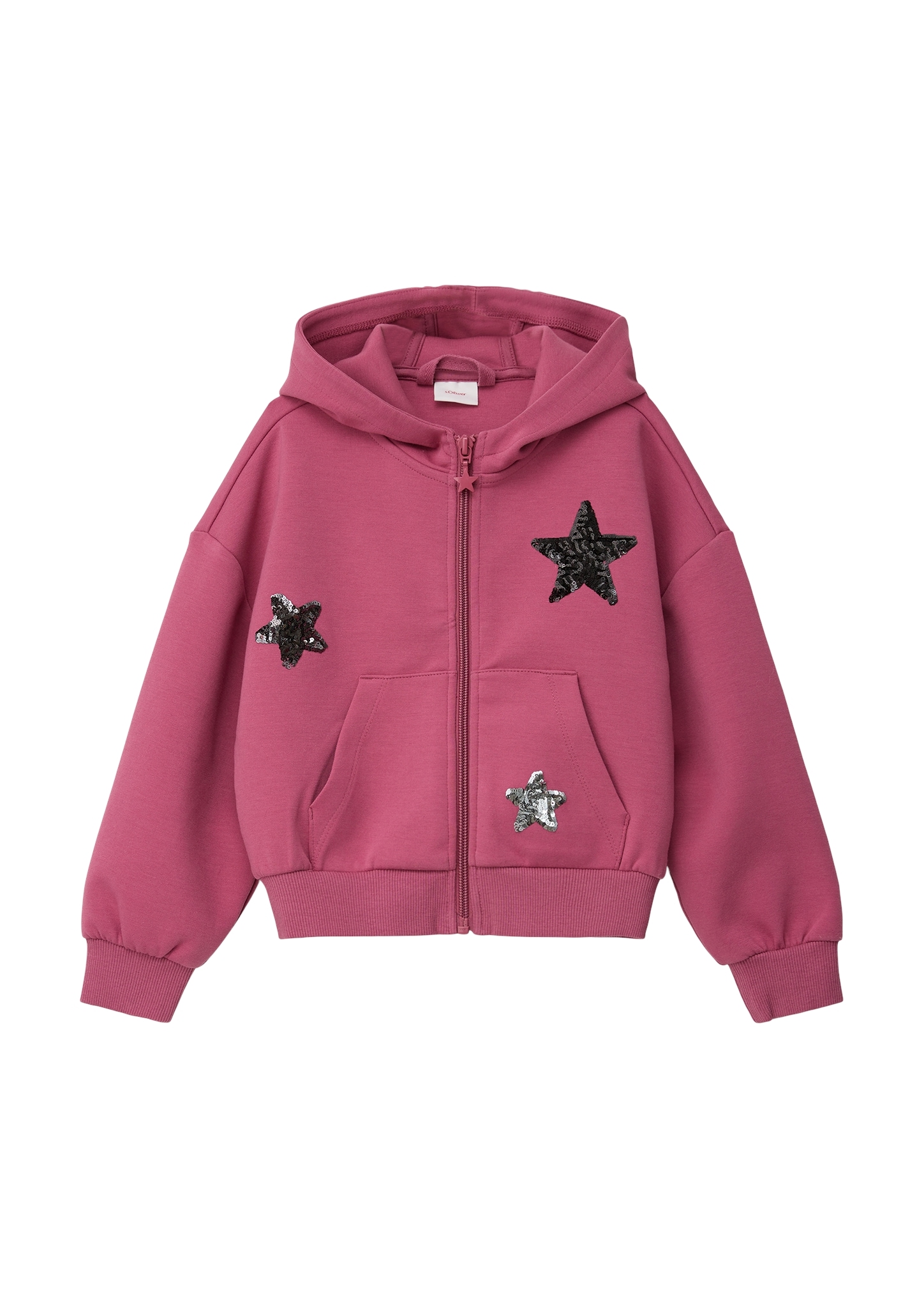 s.Oliver Junior Sweatjacke, mit angebrachten Pailetten-Sterne kaufen | BAUR