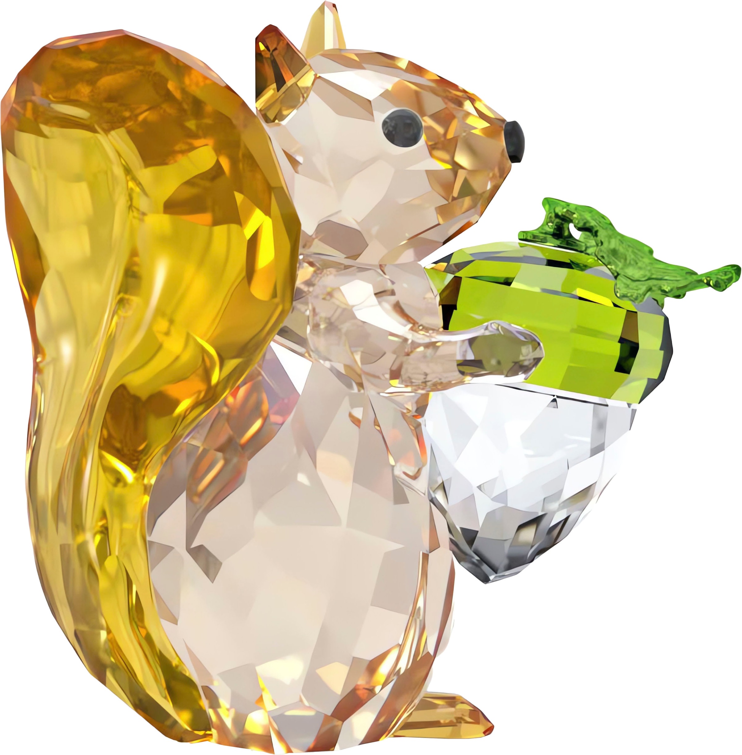 Swarovski Tierfigur »Deko Kristall Sammelfigur Idyllia Eichhörnchen und Eichel, 5683617«, Swarovski® Kristall