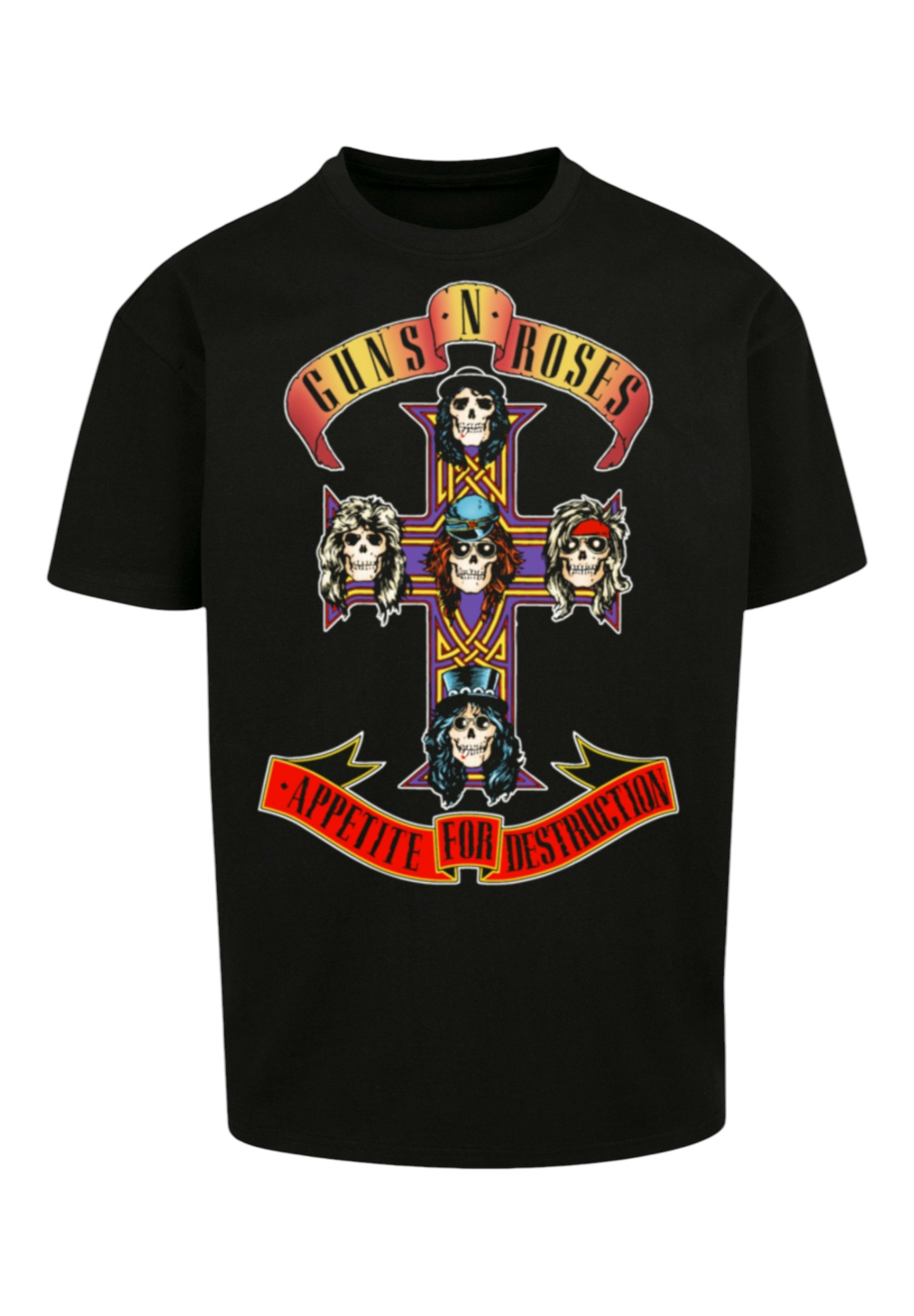 F4NT4STIC T-Shirt "Guns n Roses Appetite For Destruction", Premium Qualität günstig online kaufen