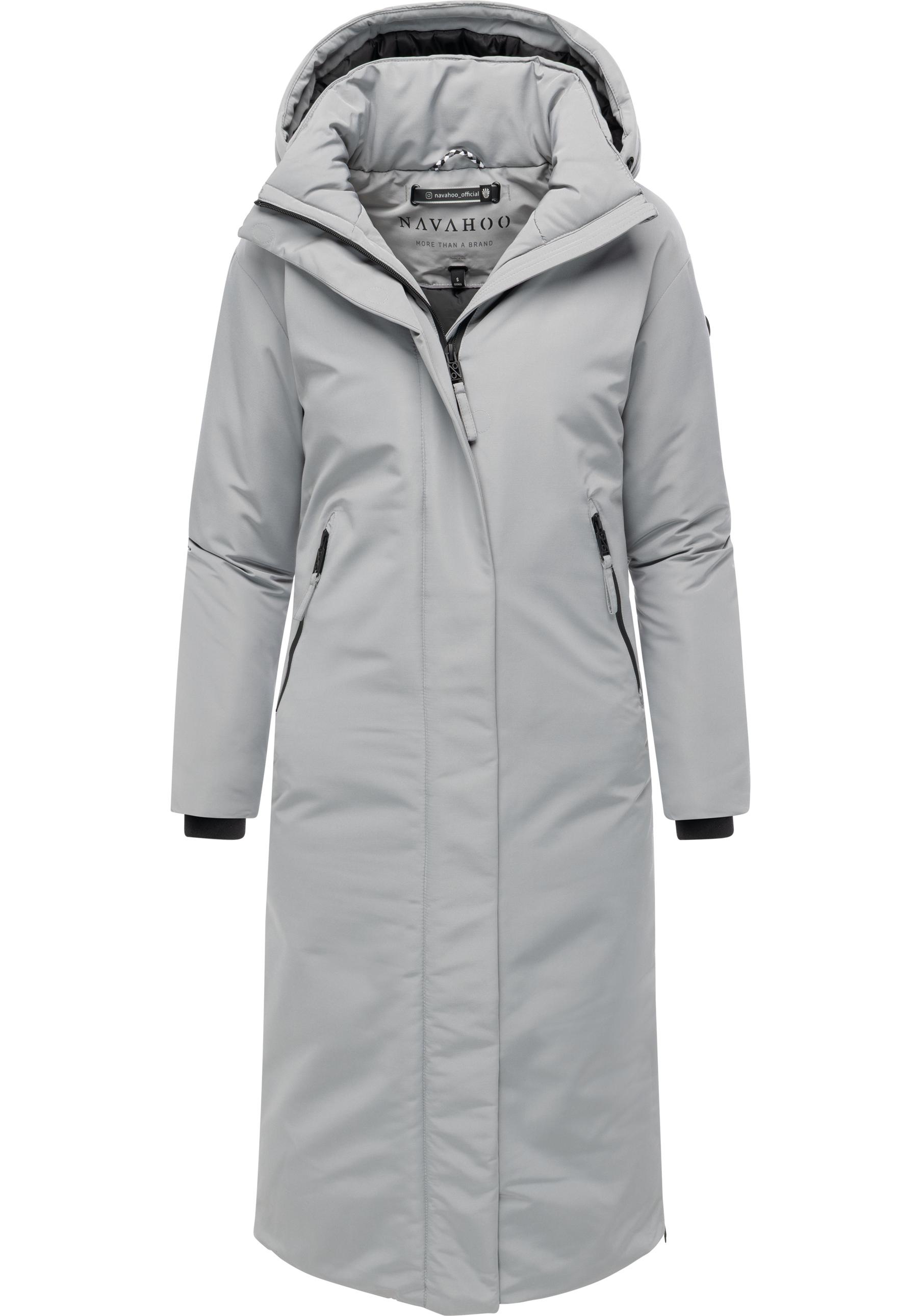 Navahoo Wintermantel »Schneewächter 14« warmer Winter Kurzmantel