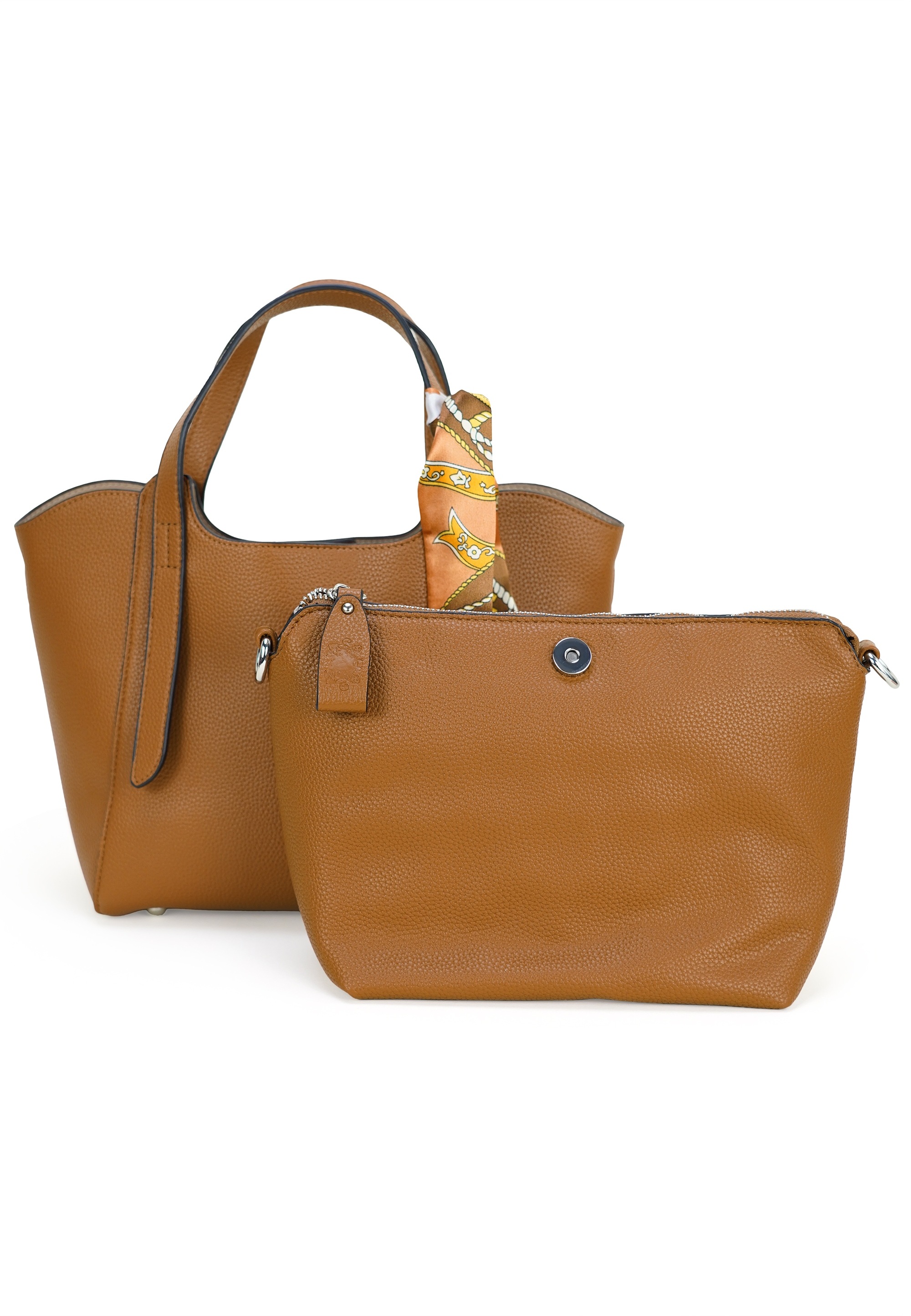 Harpa Henkeltasche »2in1« mit dekorativem Schal und Innentasche