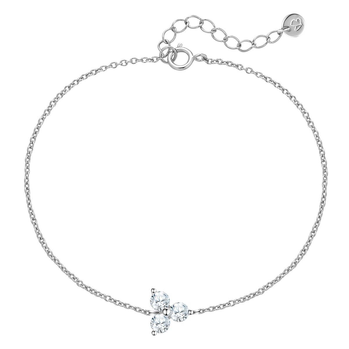 Damen Gliederarmband "GSM1931", Silber 925 (Sterlingsilber), silber, GLANZSTÜCKE MÜNCHEN, Silber 925 (Sterlingsilber), Armbänder, aus Sterling Silber