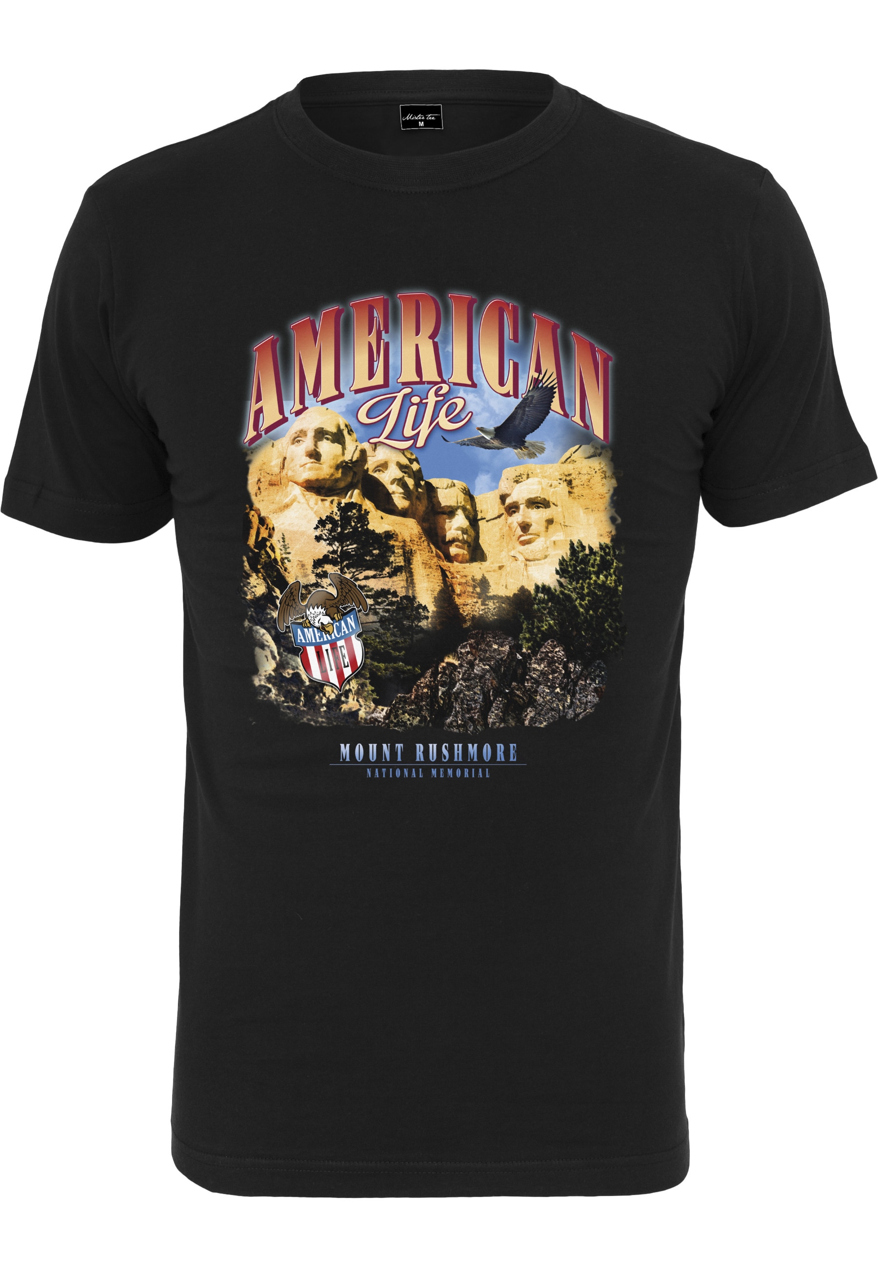 MisterTee T-Shirt "MisterTee Herren American Life Mount Roushmore Tee" 1 Stk.