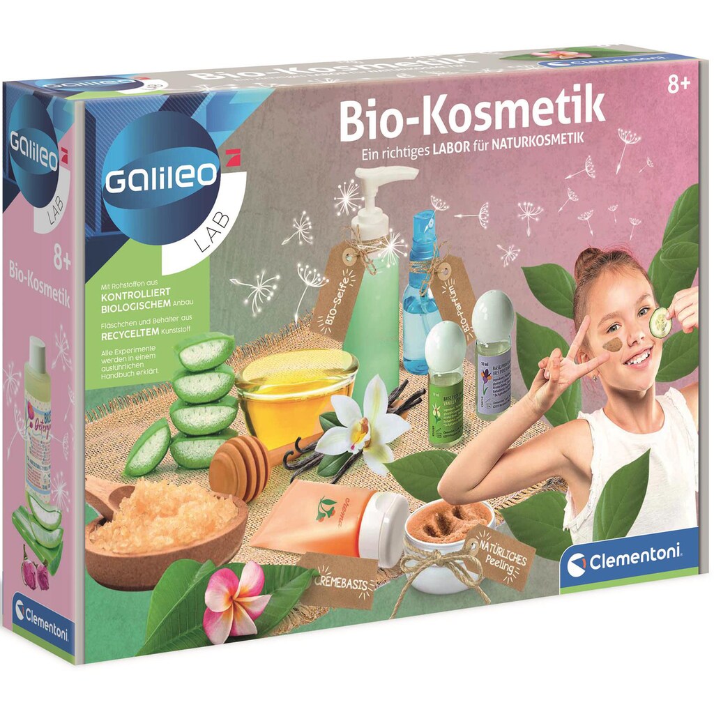 Clementoni® Experimentierkasten »Galileo, Bio-Kosmetik«