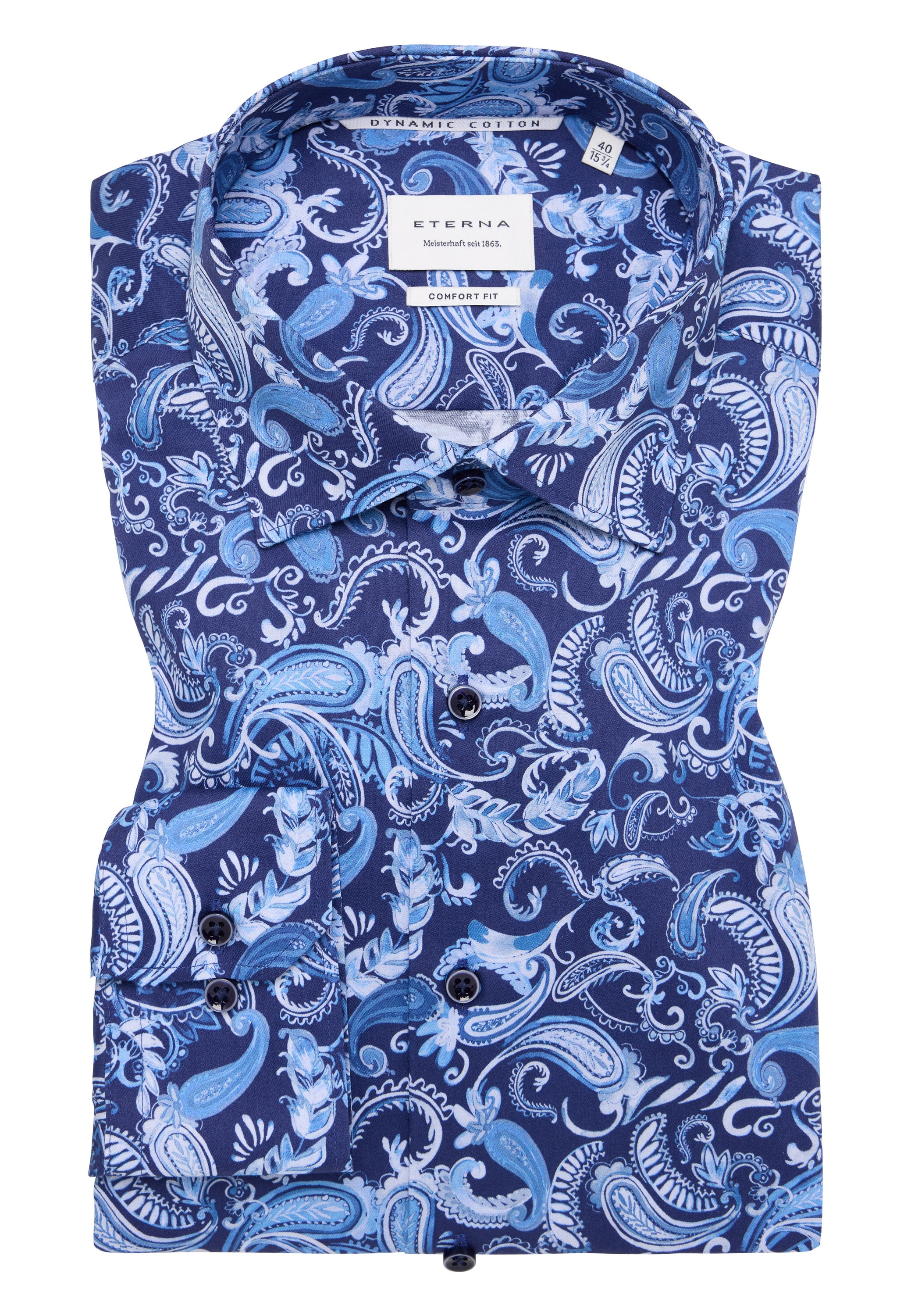 Eterna Langarmhemd »COMFORT FIT«, NON IRON (bügelfrei)