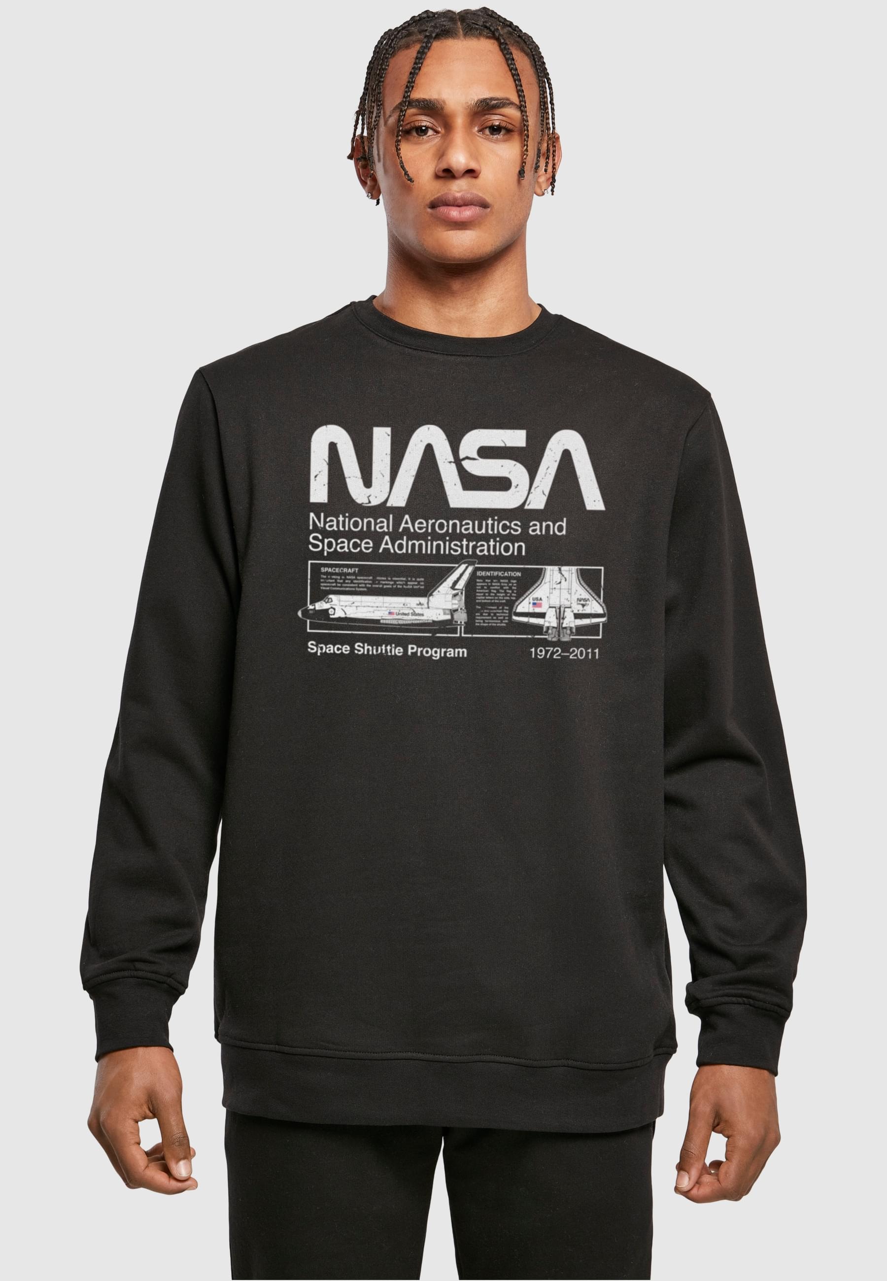 ABSOLUTE CULT Rundhalspullover »ABSOLUTE CULT Herren Nasa - Space Shuttle Program Crewneck« 1 Stk. tlg.