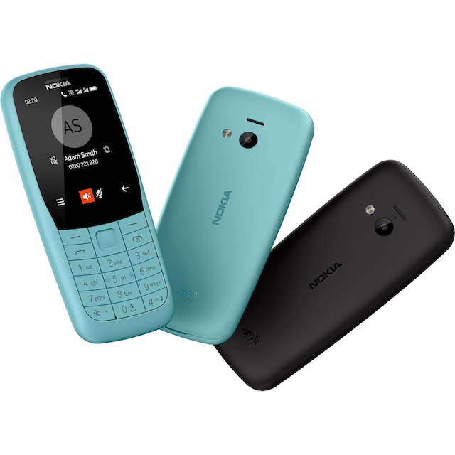 Nokia Handy »220 - 4G«, Blau, 6,1 cm/2,4 Zoll | BAUR