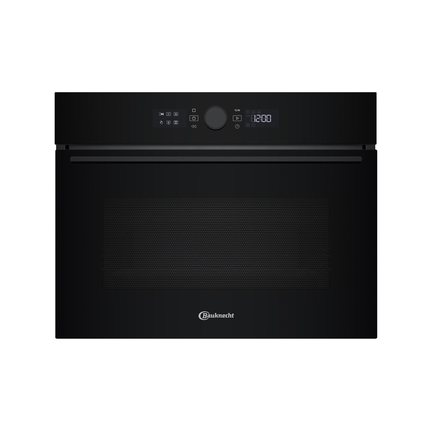 BAUKNECHT Backofen mit Mikrowelle "BCW56HMSK" mit Hydrolyse SoftClose-Tür, Dynamic Steam, Schnellstart, Brot-Auftaufunktion