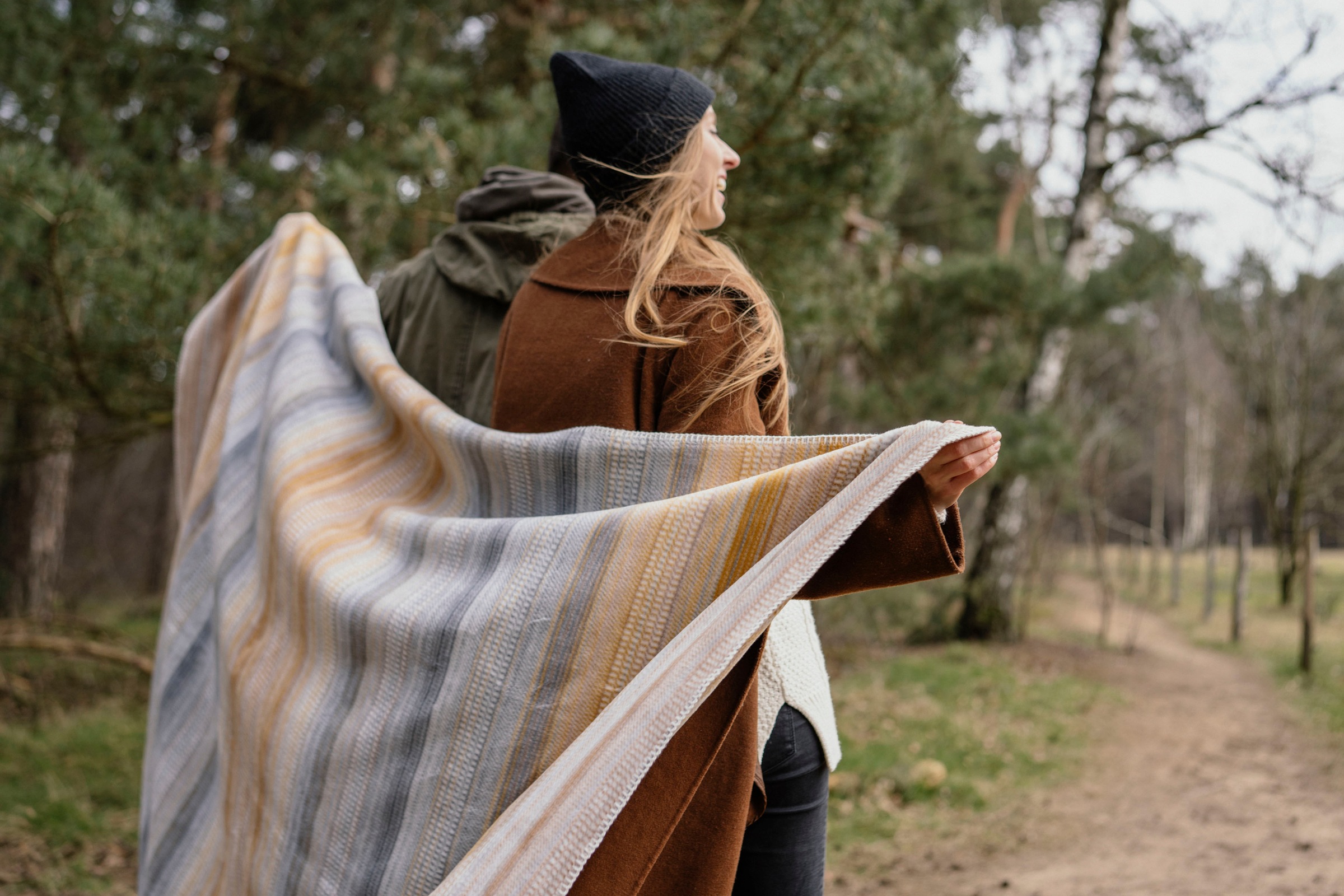 IBENA Wohndecke »Harlyn«, mit zarten Streifen, Kuscheldecke