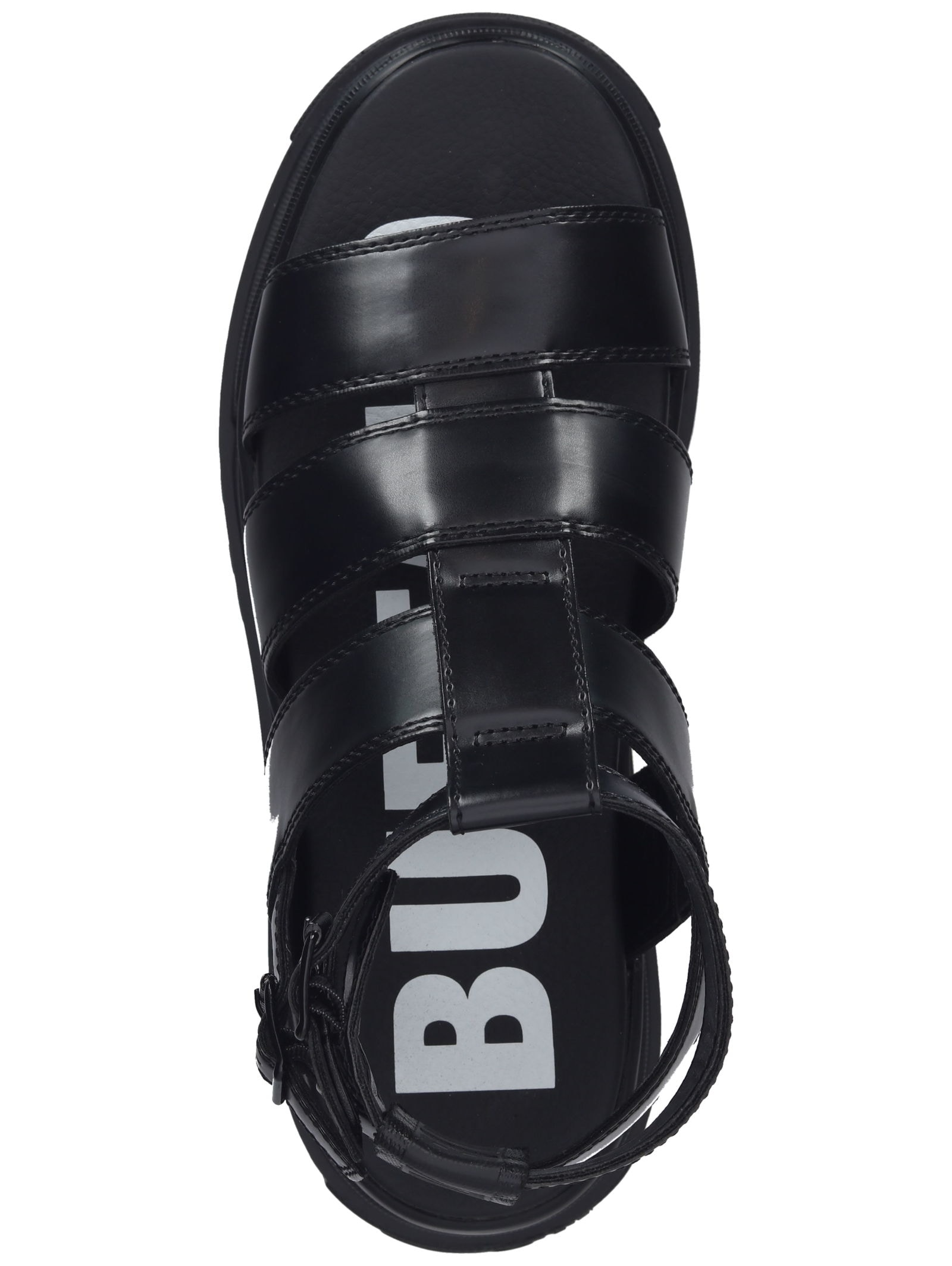 Buffalo Plateausandaletten »Buffalo Sandalen Lederimitat«